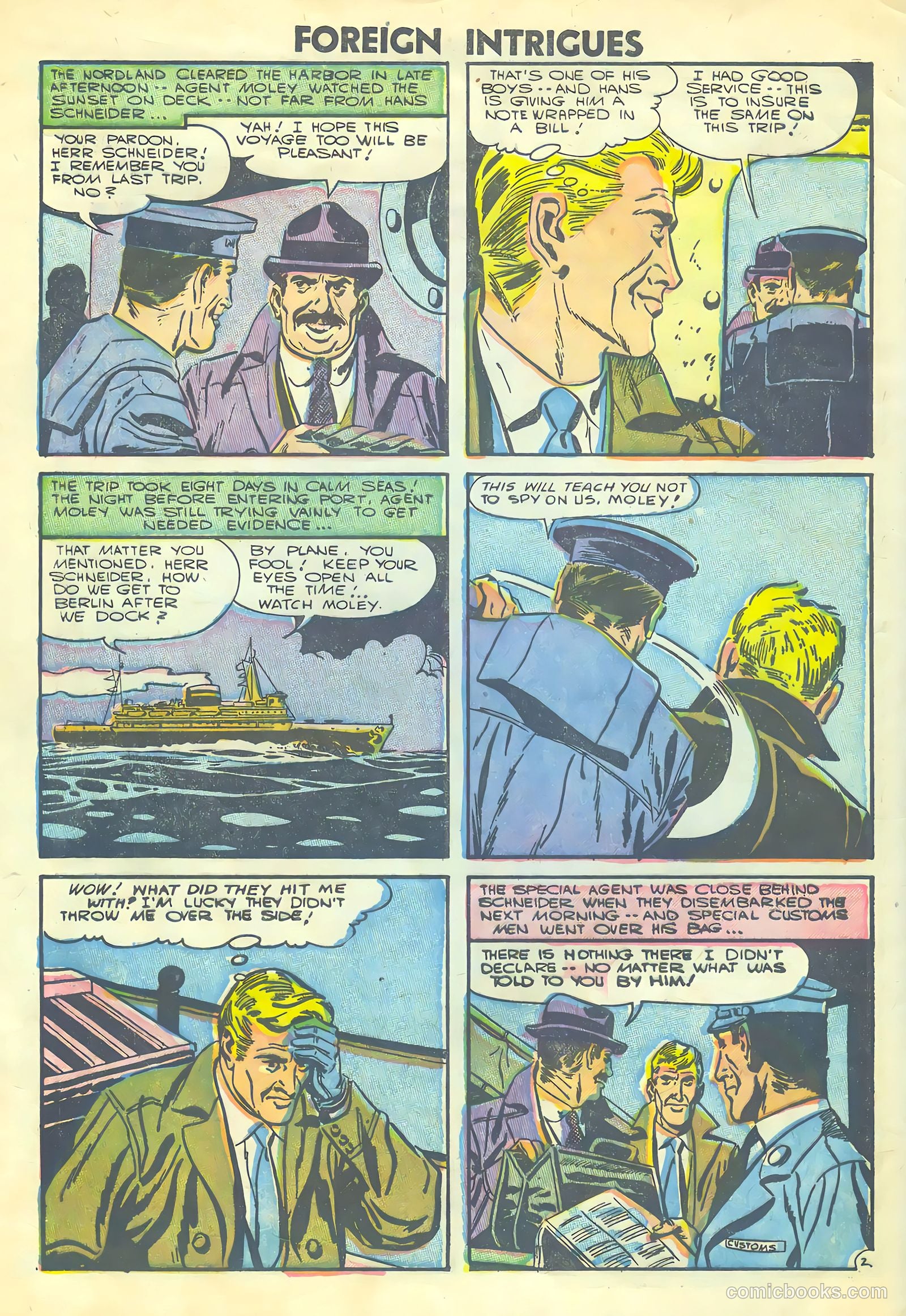 Foreign Intrigues #15 (1956) — page 4 of 36
