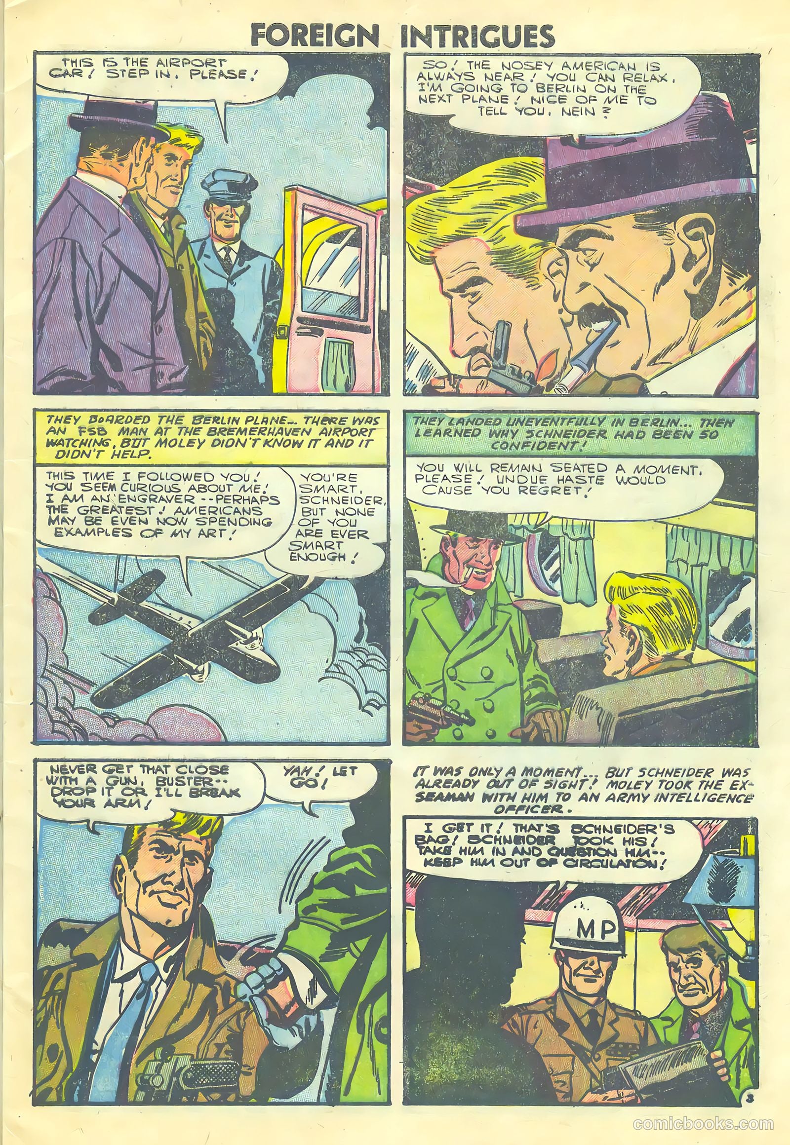 Foreign Intrigues #15 (1956) — page 5 of 36