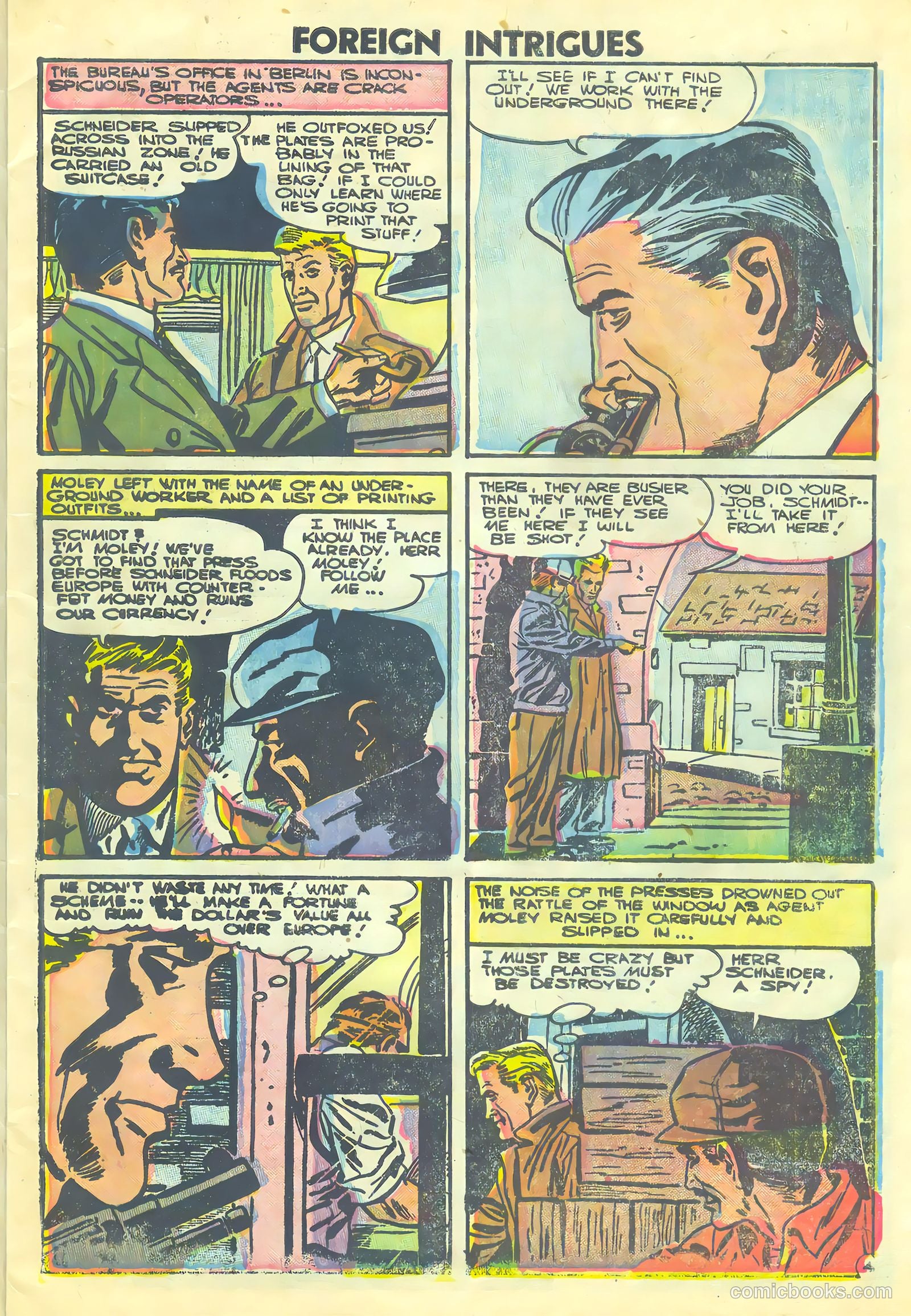 Foreign Intrigues #15 (1956) — page 7 of 36