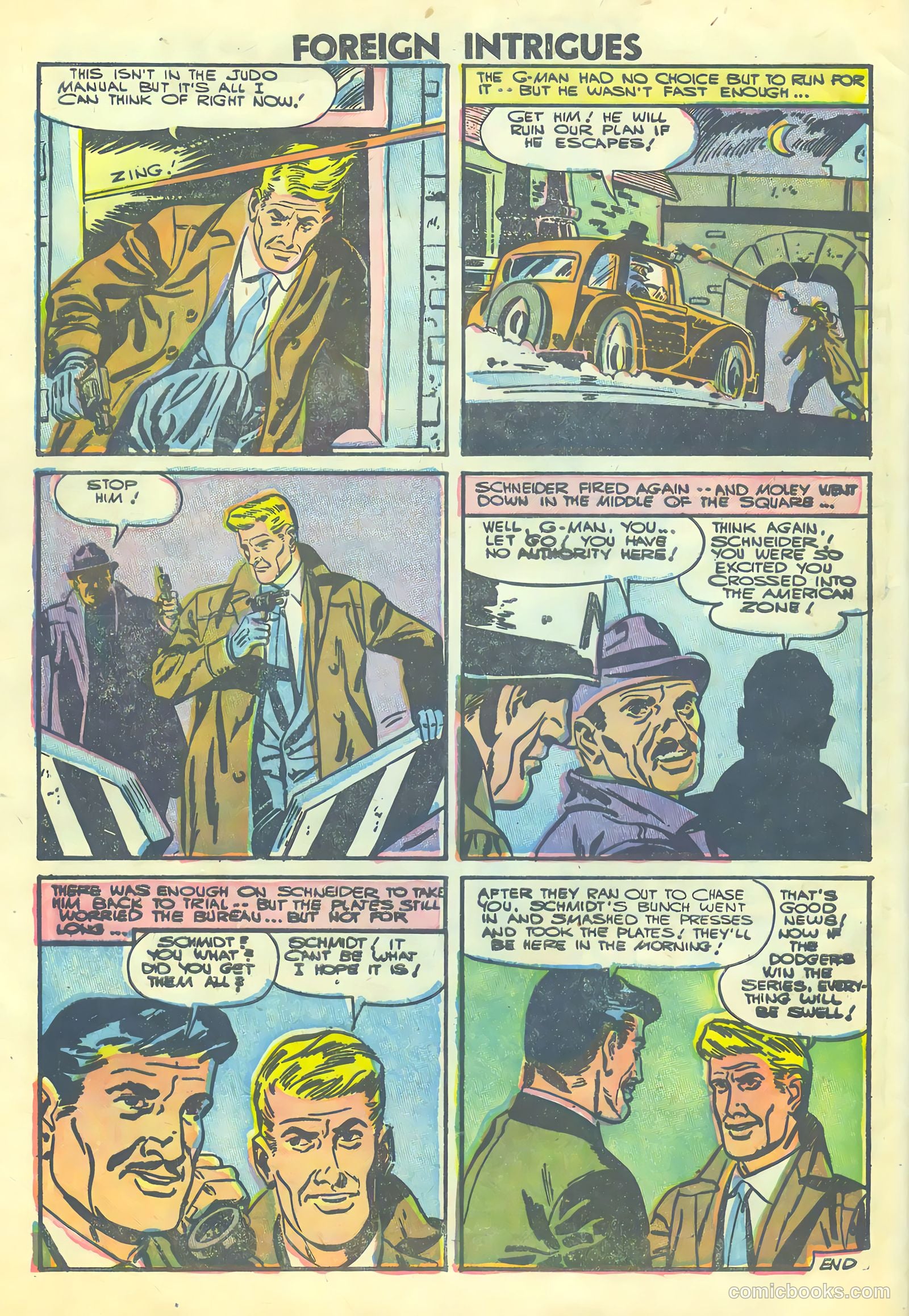 Foreign Intrigues #15 (1956) — page 8 of 36