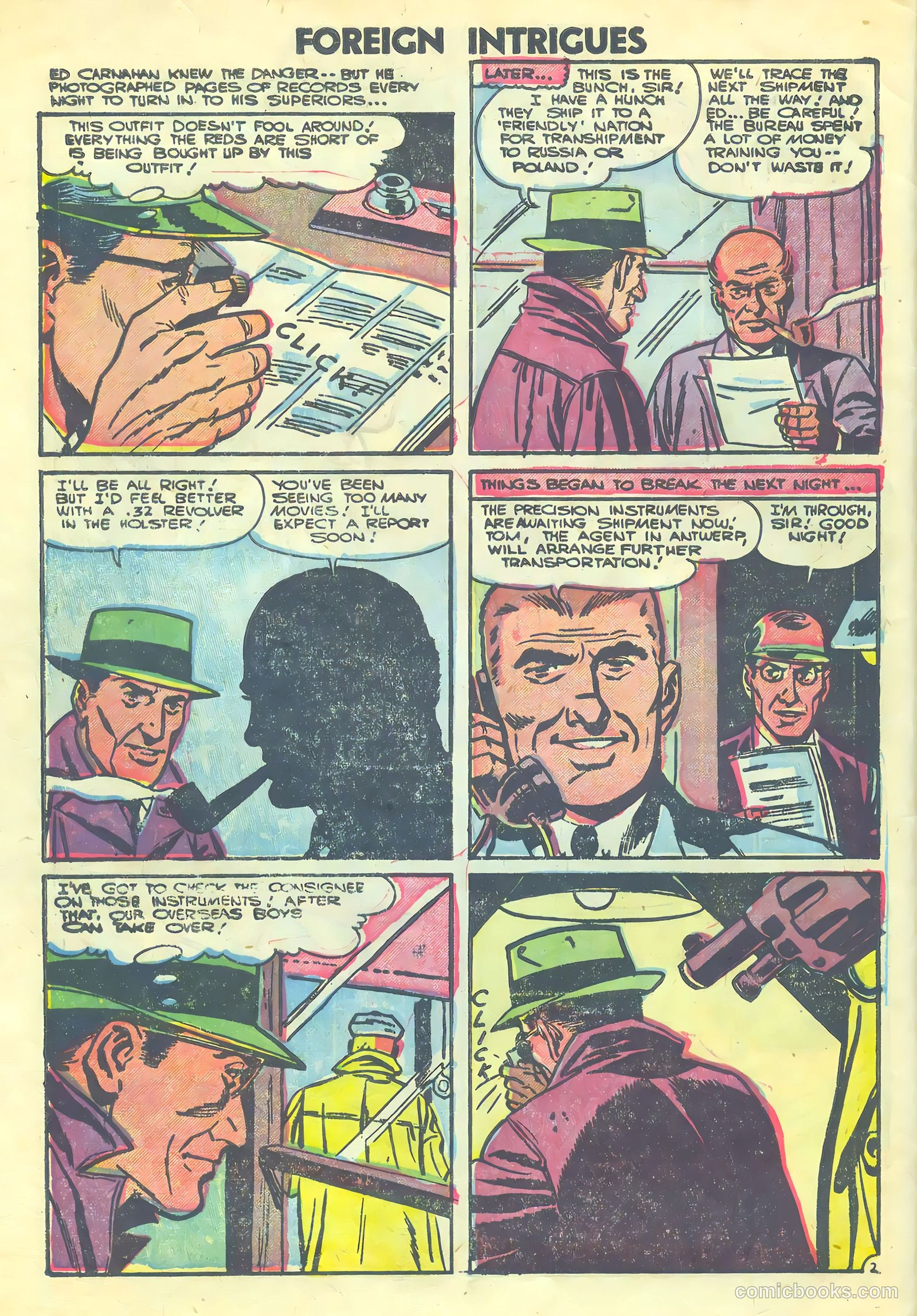 Foreign Intrigues #15 (1956) — page 10 of 36