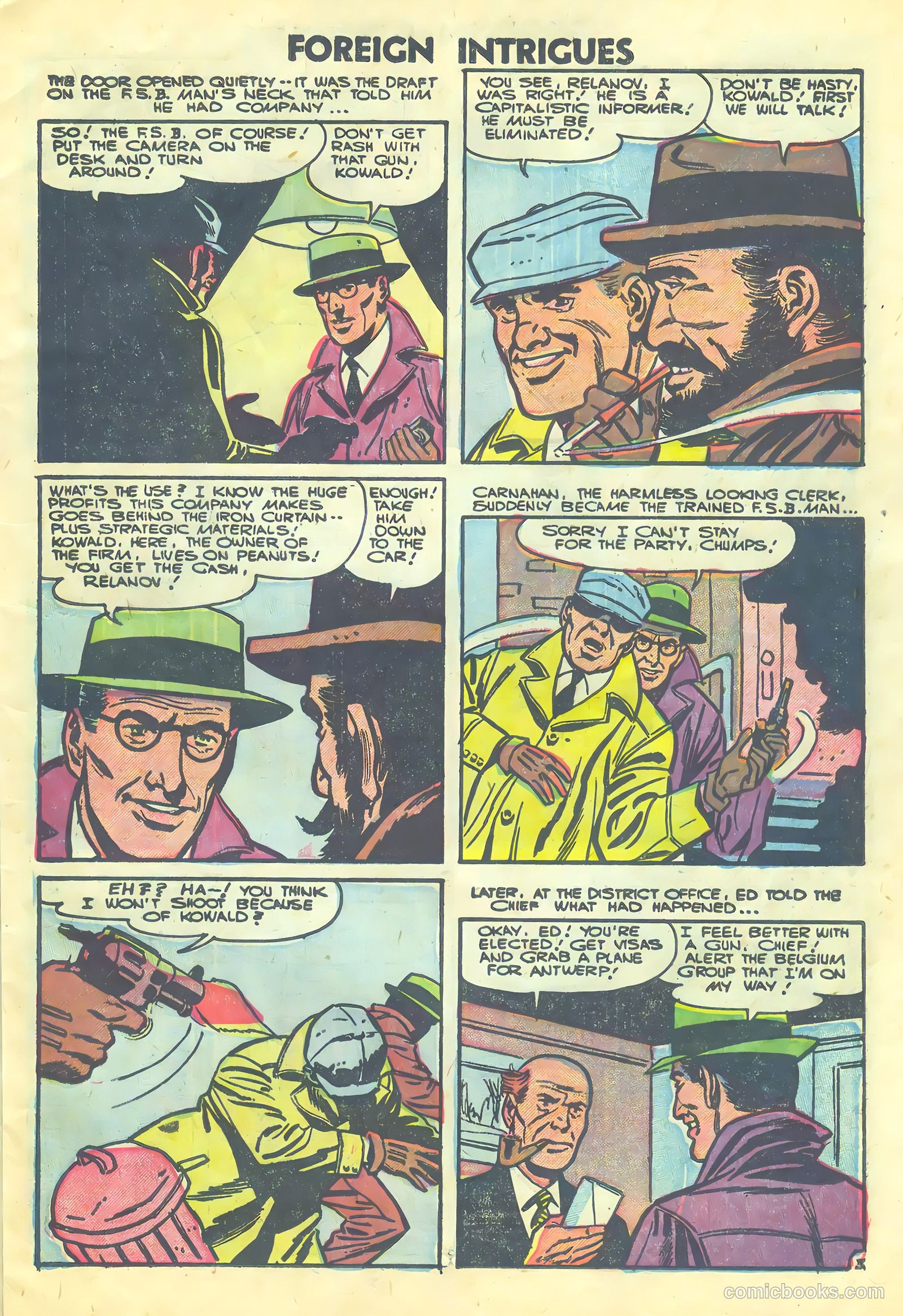 Foreign Intrigues #15 (1956) — page 11 of 36
