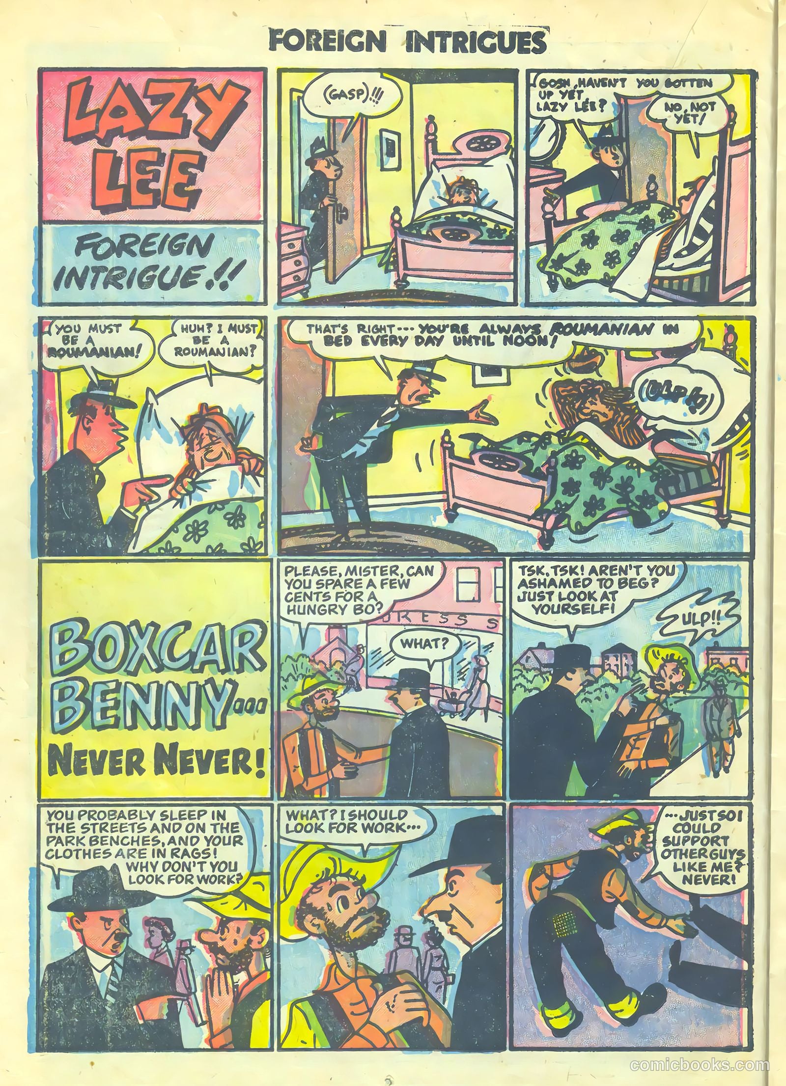 Foreign Intrigues #15 (1956) — page 14 of 36
