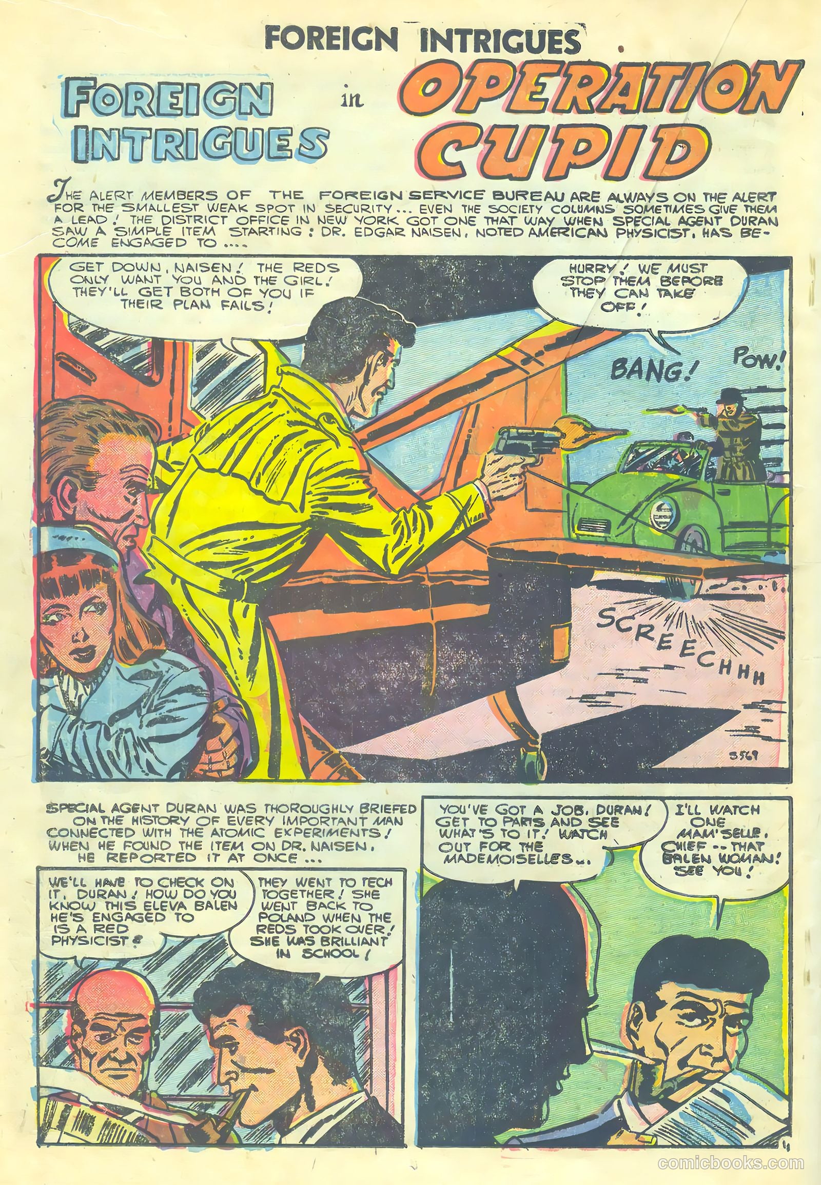 Foreign Intrigues #15 (1956) — page 18 of 36