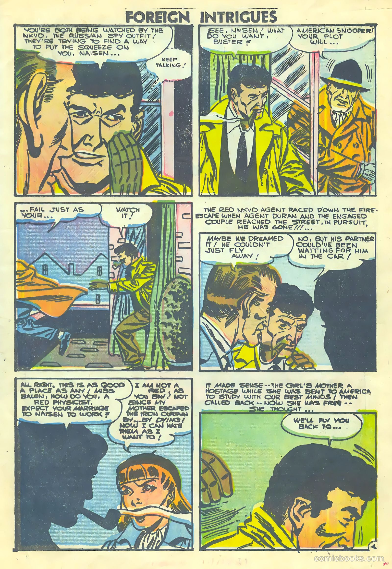 Foreign Intrigues #15 (1956) — page 21 of 36