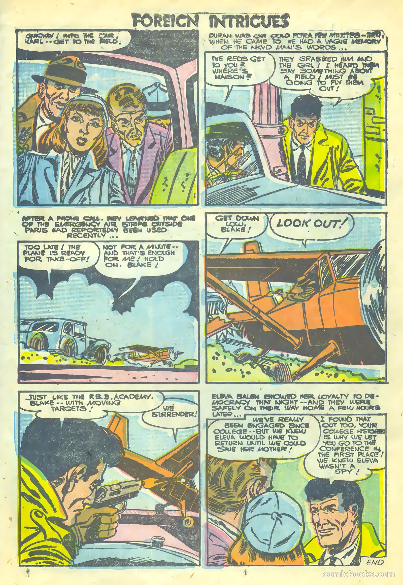 Foreign Intrigues #15 (1956) — page 23 of 36