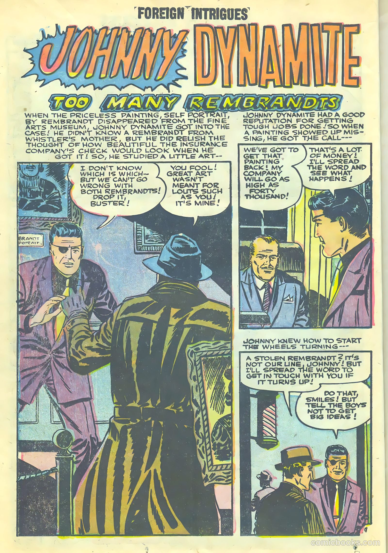 Foreign Intrigues #15 (1956) — page 24 of 36