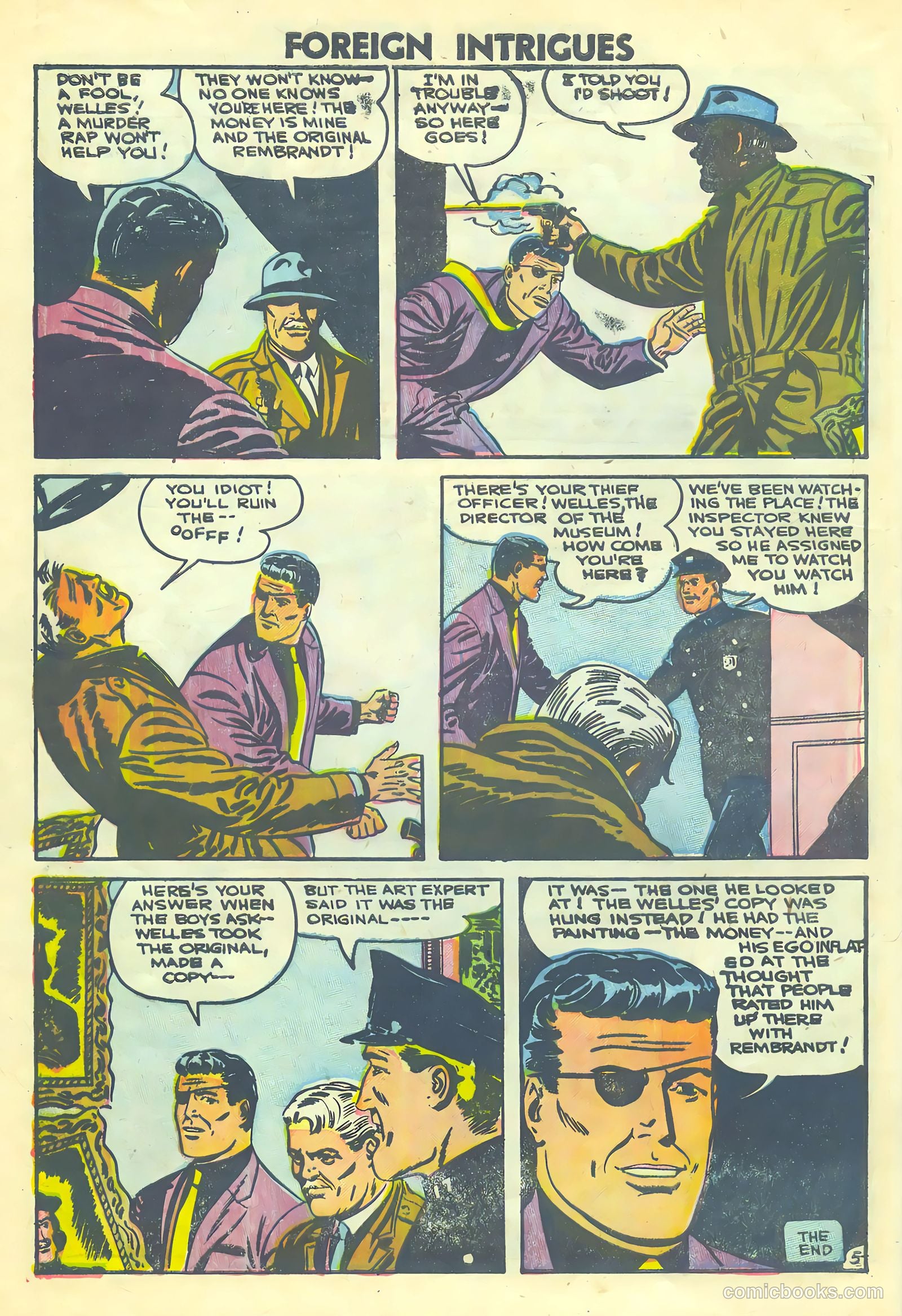 Foreign Intrigues #15 (1956) — page 28 of 36