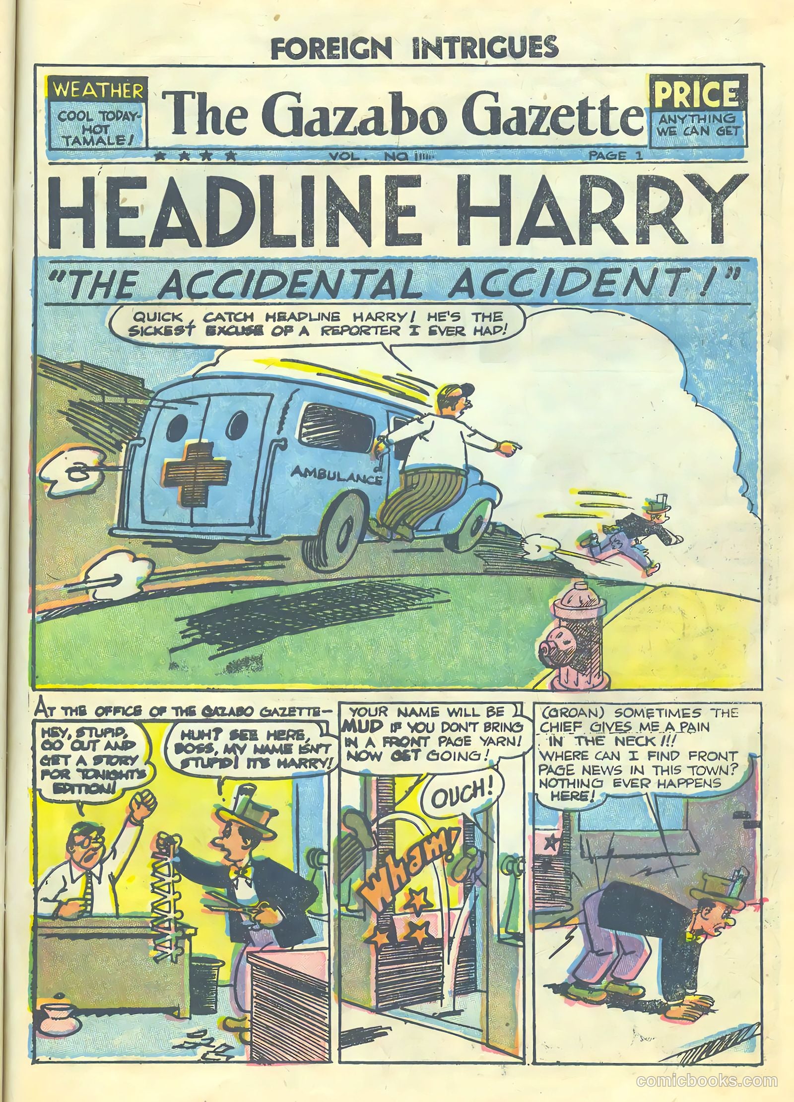 Foreign Intrigues #15 (1956) — page 29 of 36