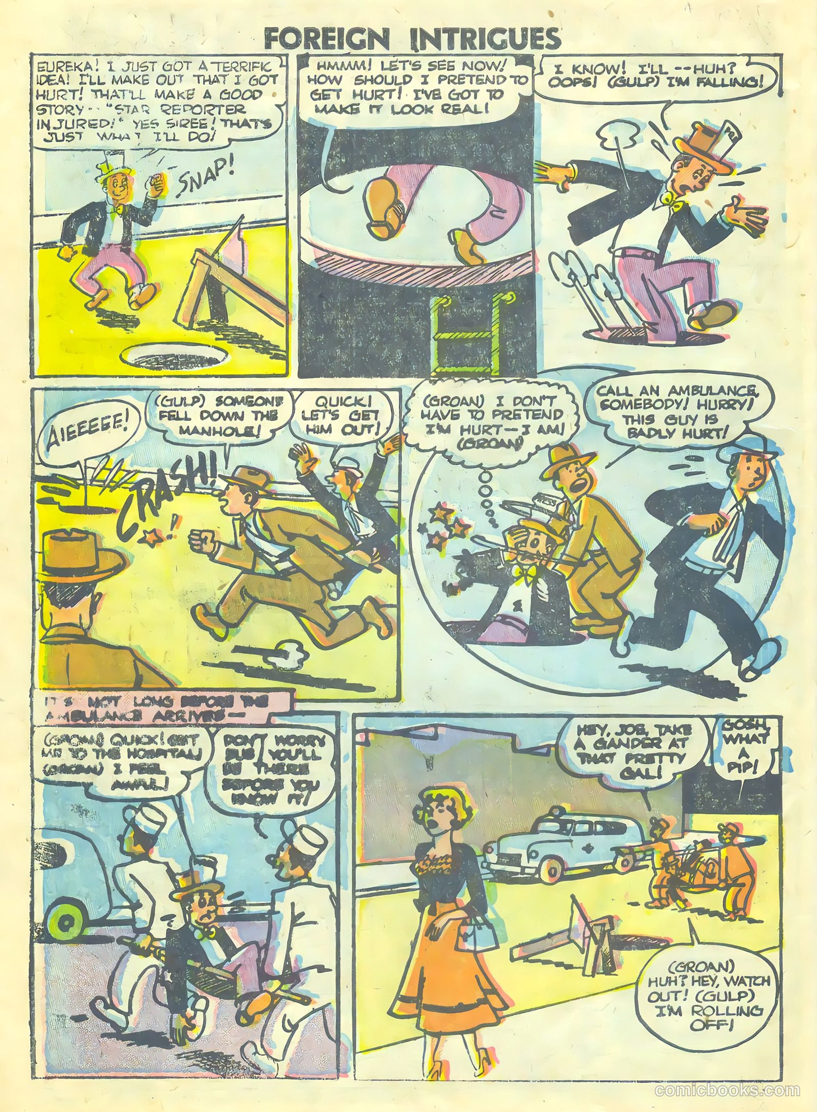 Foreign Intrigues #15 (1956) — page 30 of 36