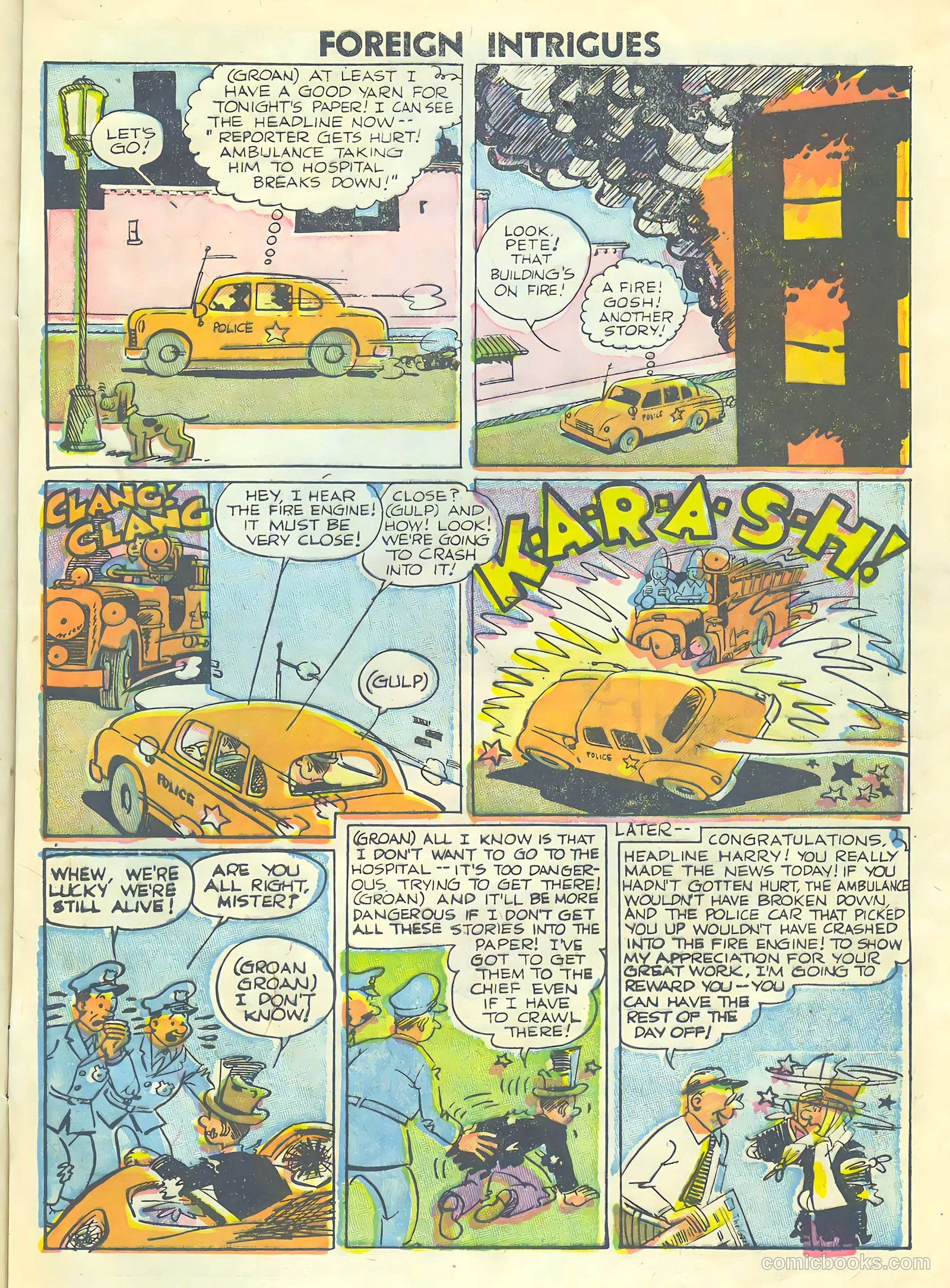 Foreign Intrigues #15 (1956) — page 33 of 36