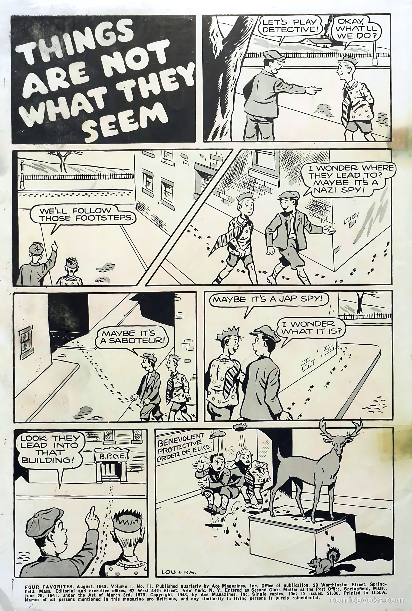 Four Favorites #11 (1943) — page 2 of 61
