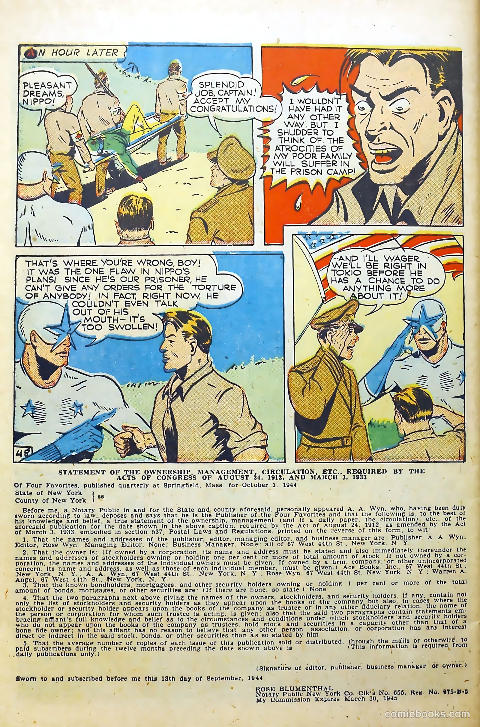 Four Favorites #18 (1945) — page 50 of 53