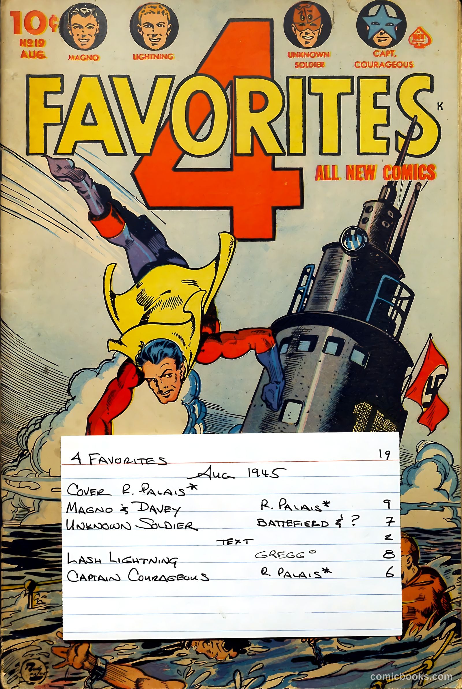 Four Favorites #19 (1945) — page 37 of 37