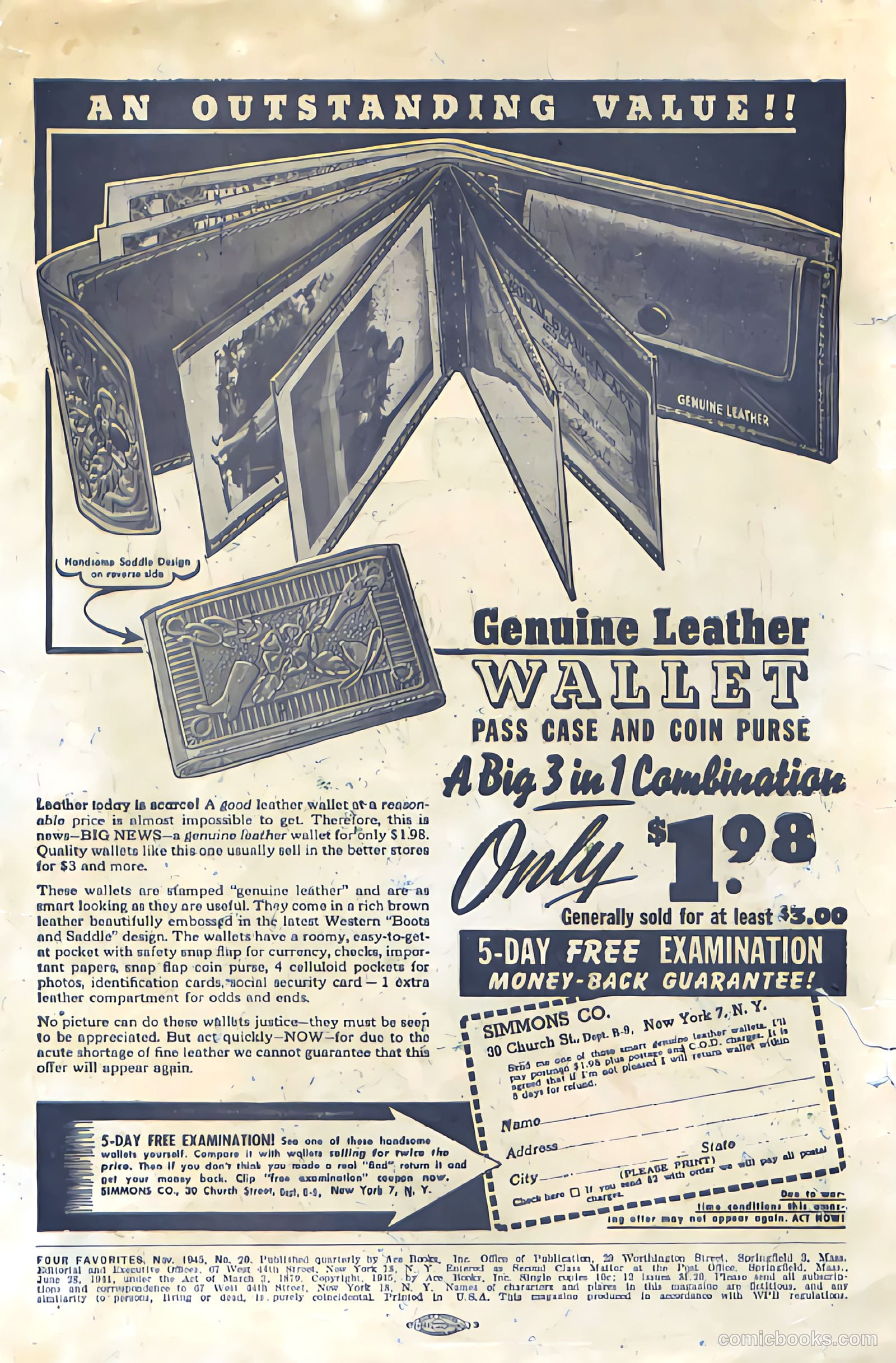 Four Favorites #20 (1945) — page 2 of 36