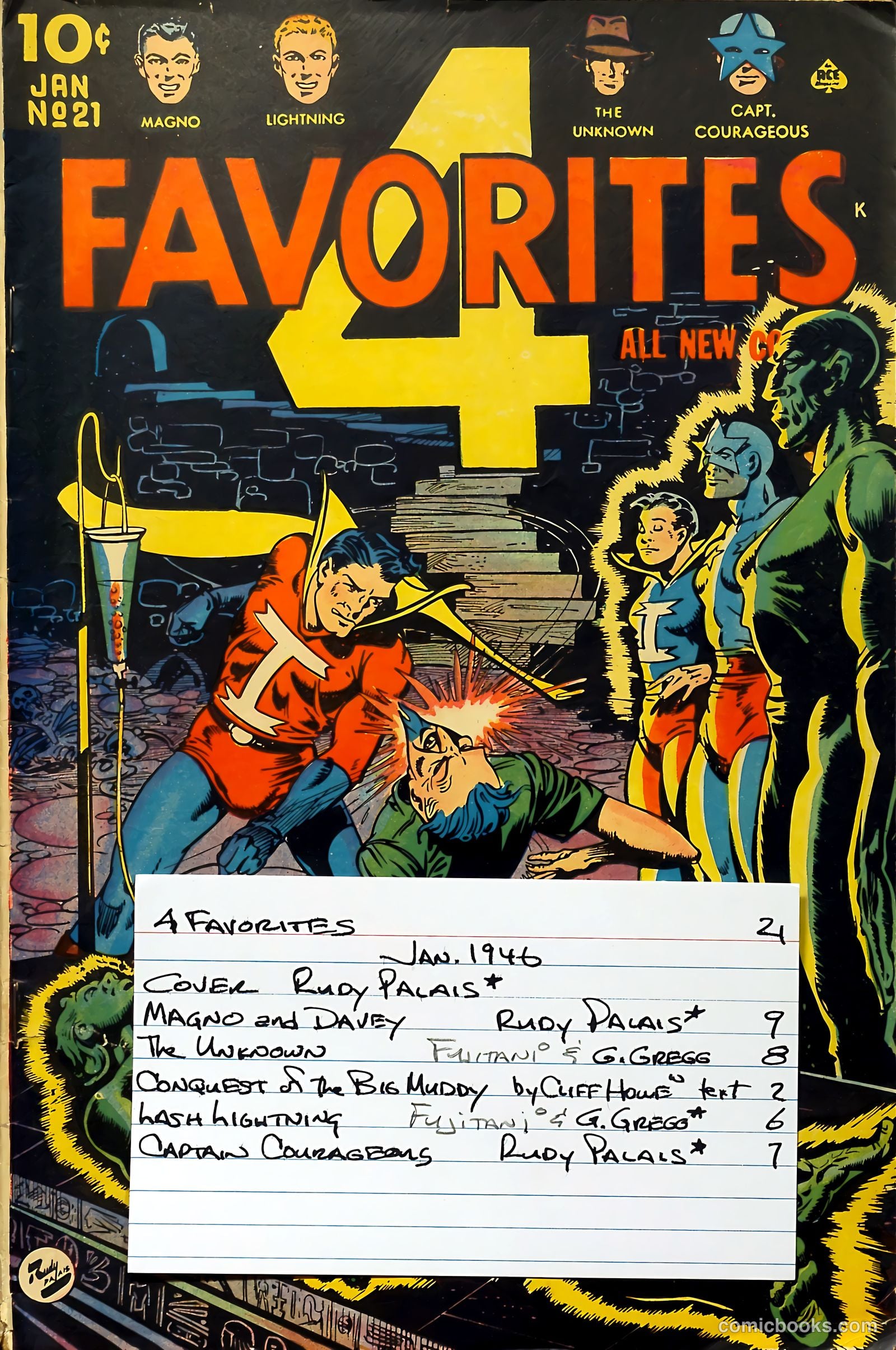 Four Favorites #21 (1946) — page 37 of 37