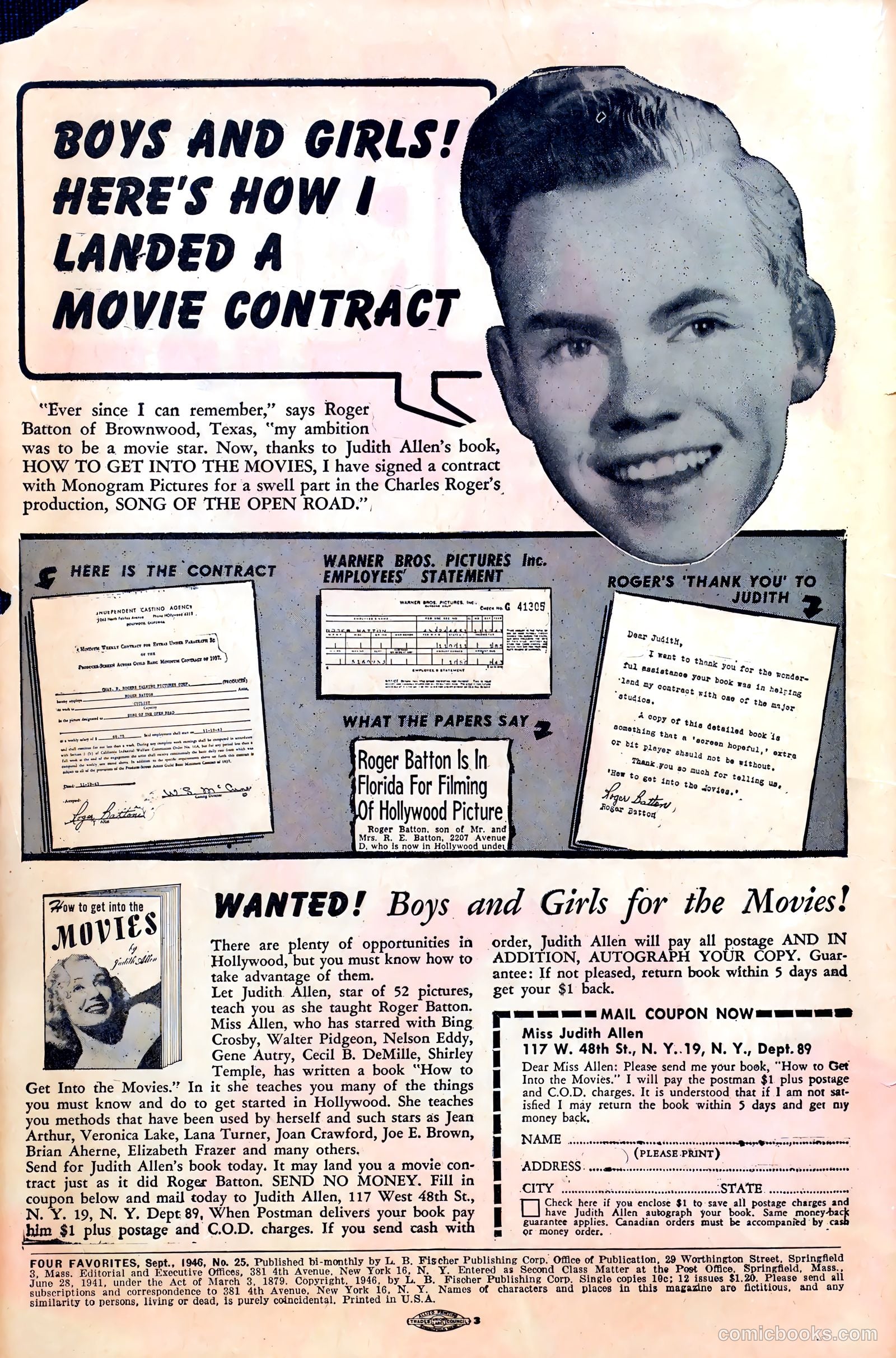 Four Favorites #25 (1946) — page 2 of 52