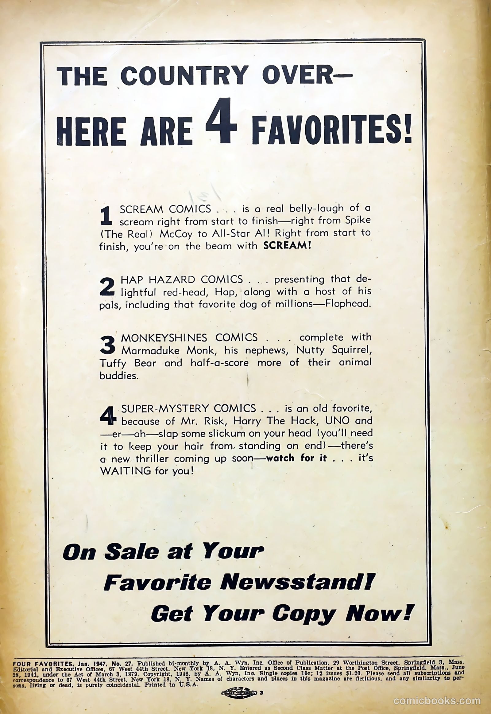 Four Favorites #27 (1947) — page 2 of 53