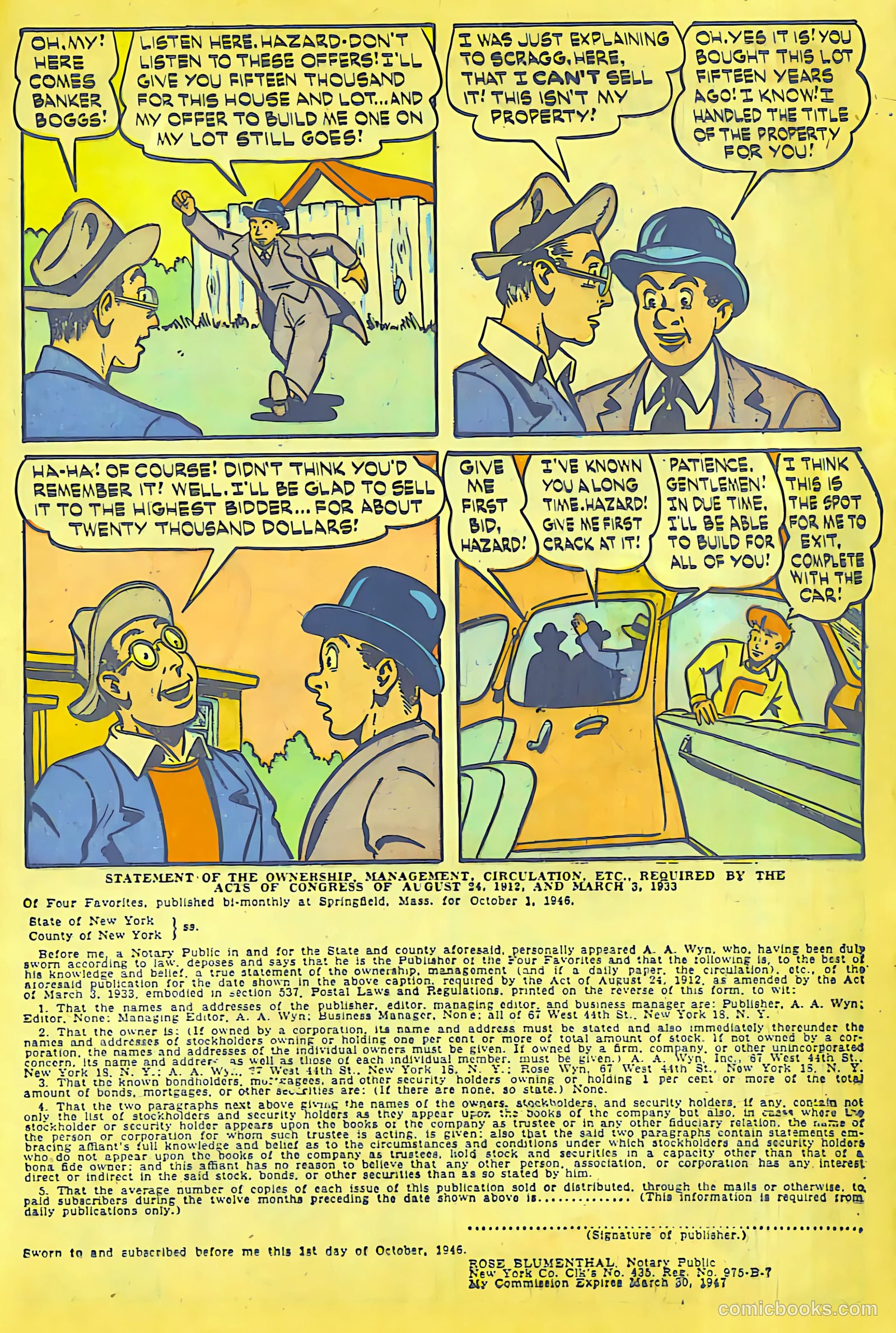 Four Favorites #28 (1947) — page 20 of 53