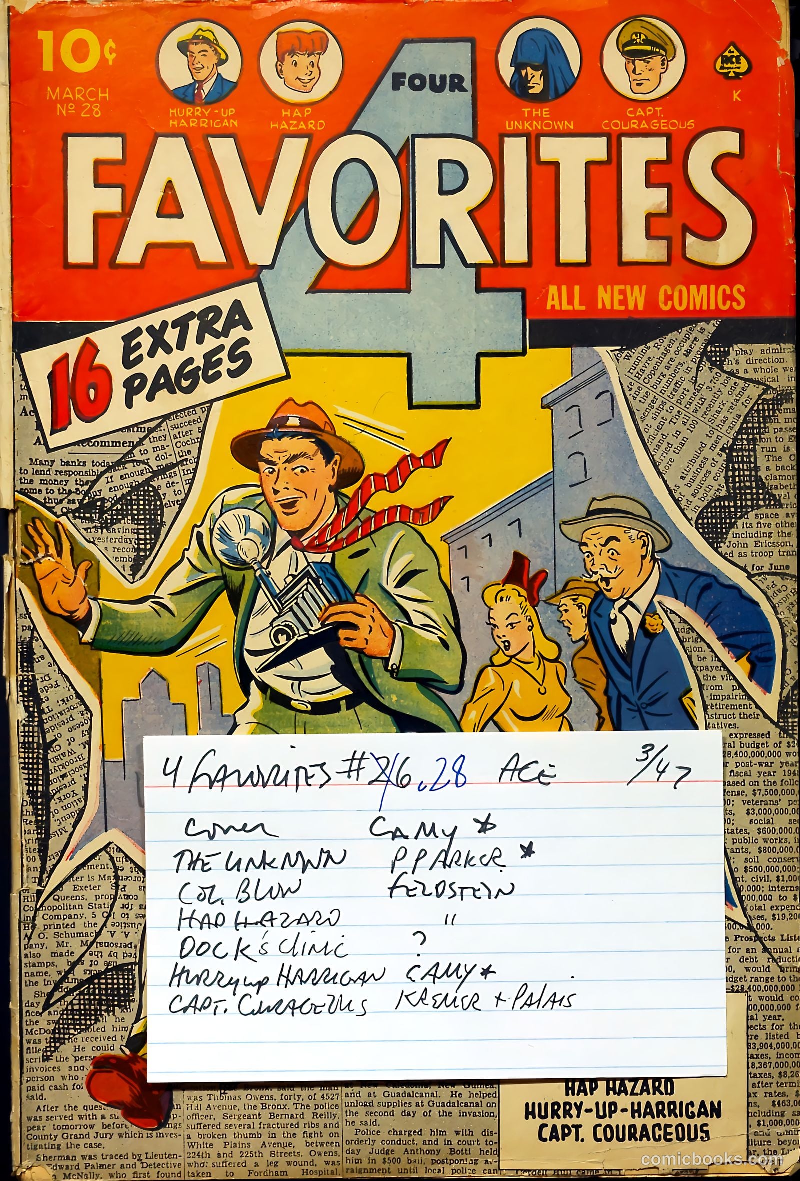 Four Favorites #28 (1947) — page 53 of 53