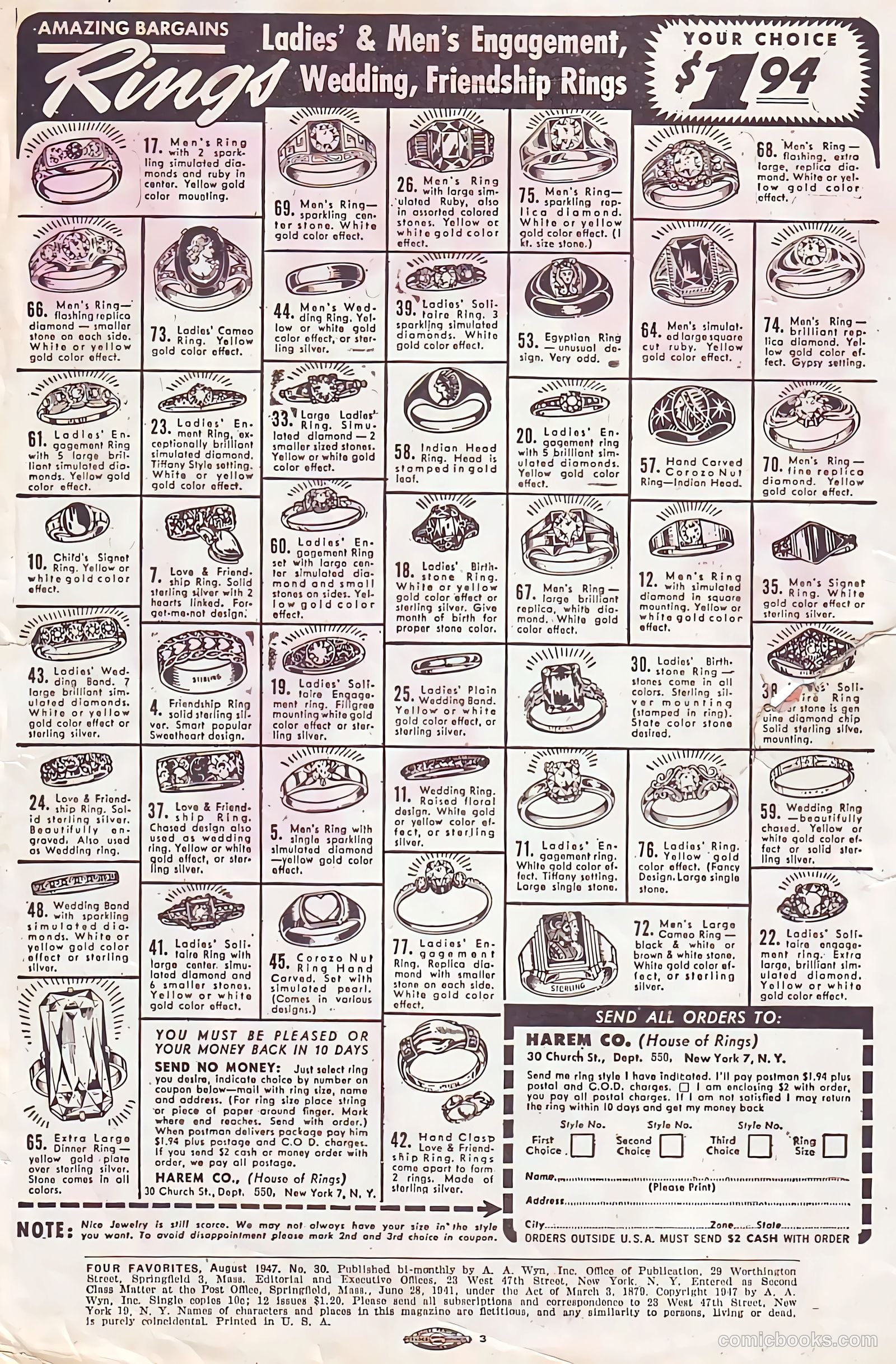 Four Favorites #30 (1947) — page 2 of 52