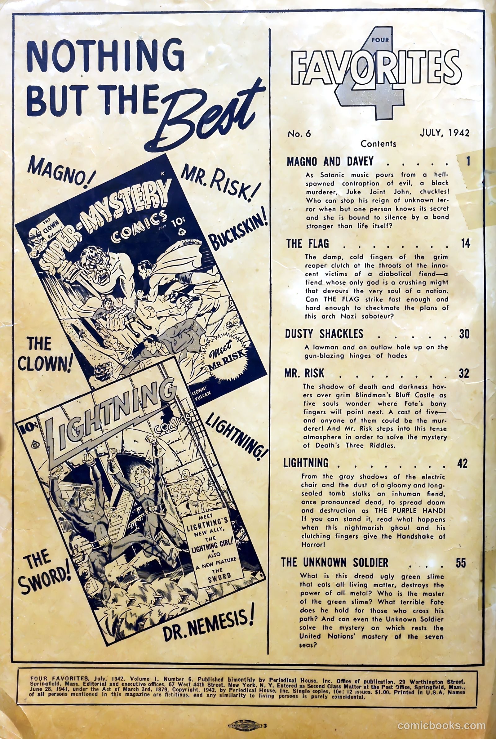 Four Favorites #6 (1942) — page 2 of 69