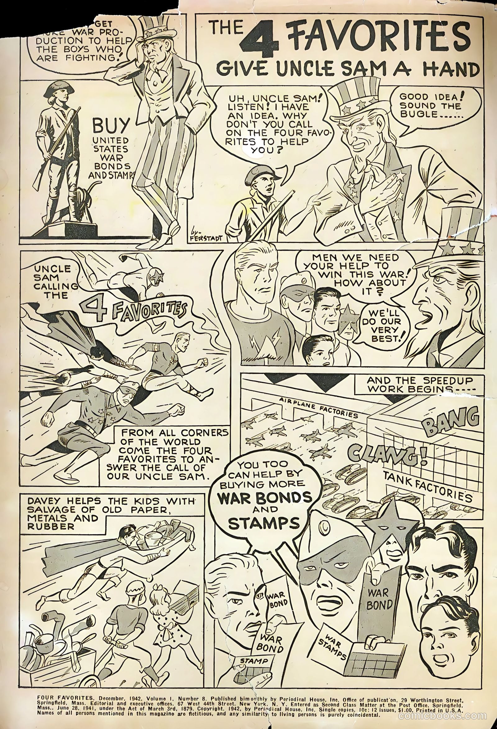 Four Favorites #8 (1942) — page 2 of 66