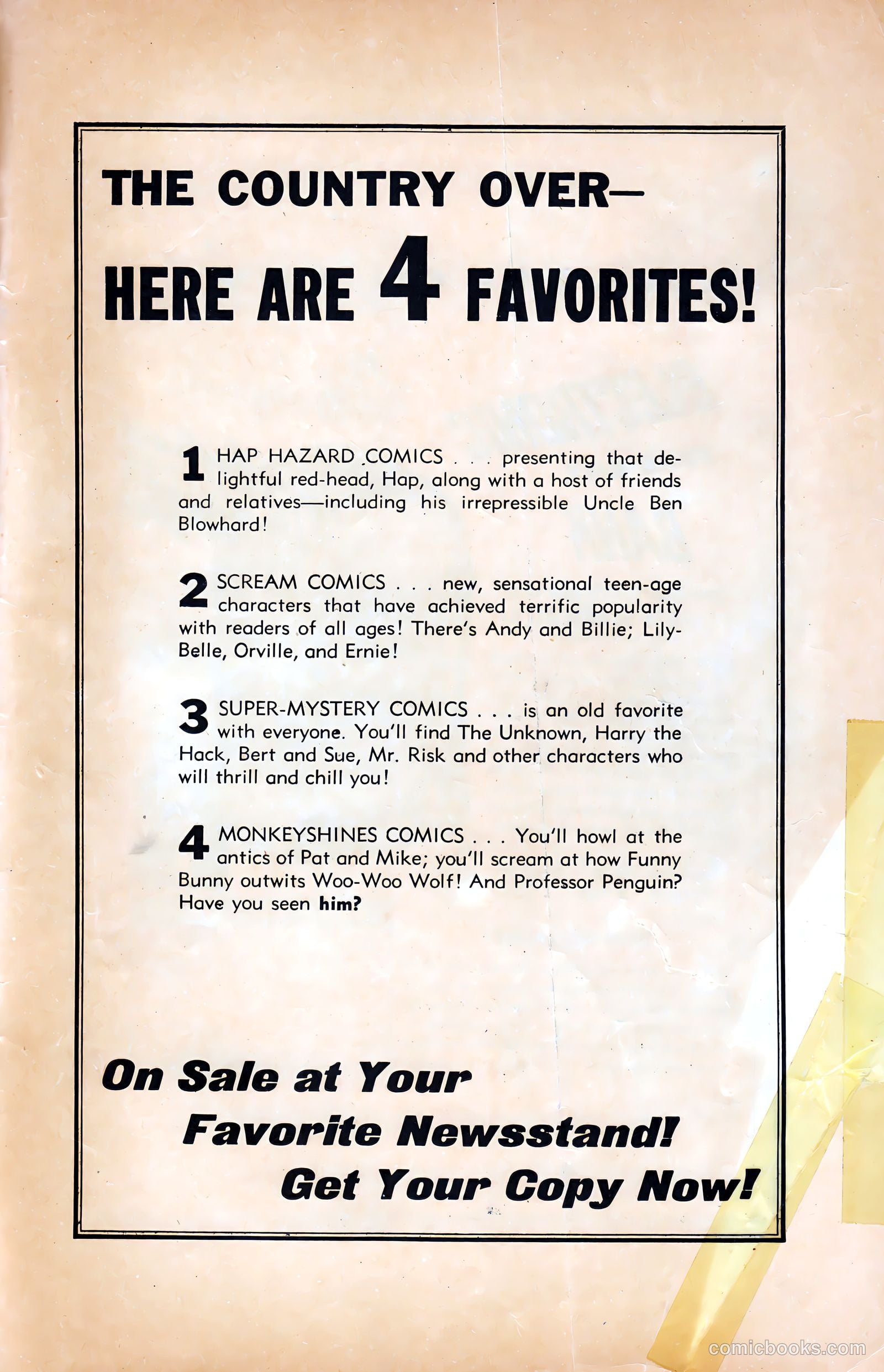 Four Teeners #34 (1948) — page 51 of 52