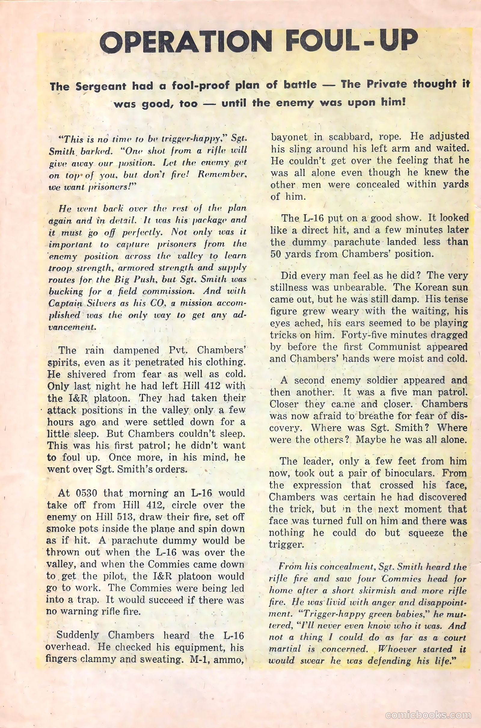 Foxhole #11 (1963) — page 20 of 36
