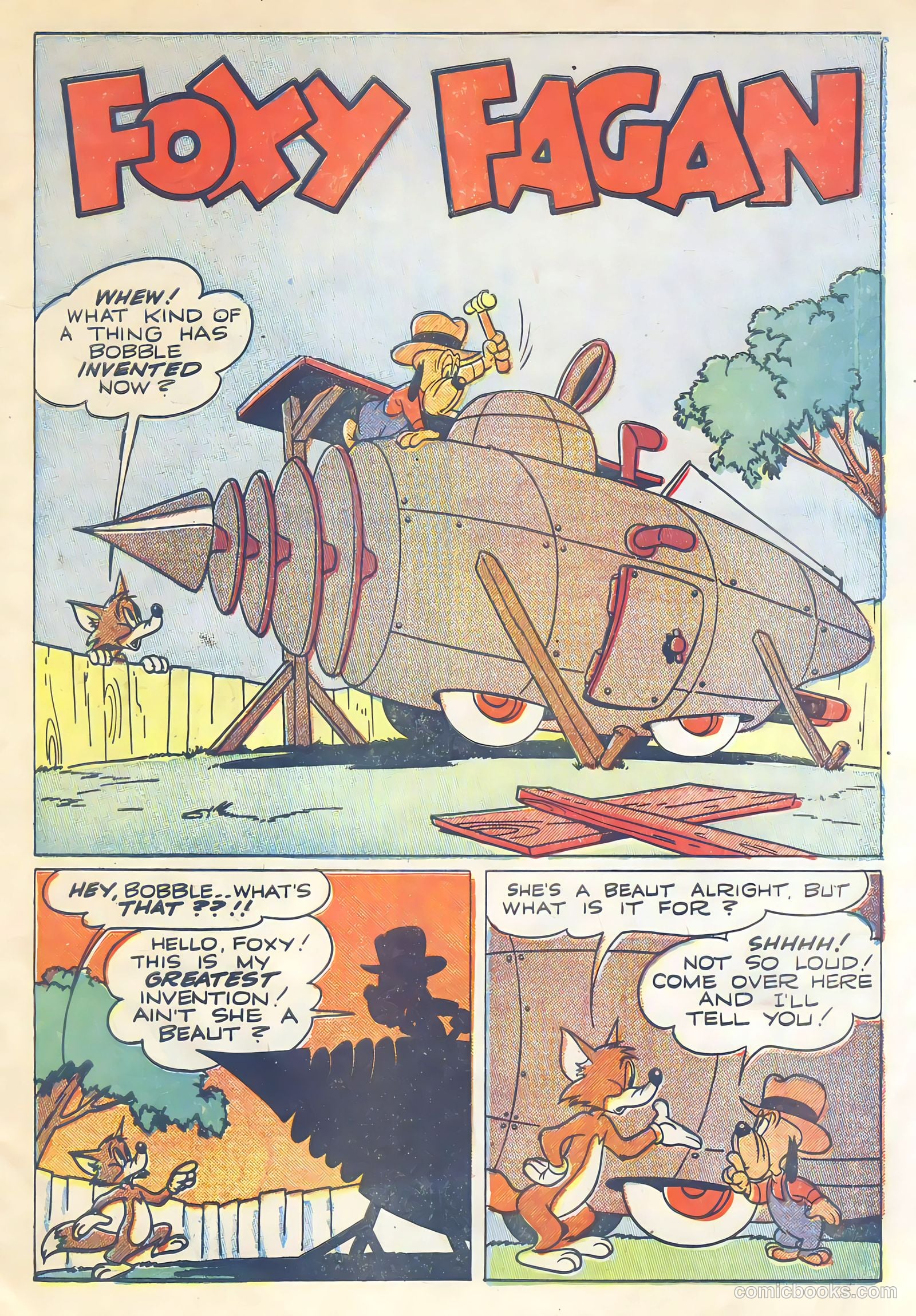 Foxy Fagan #7 (1948) — page 3 of 36