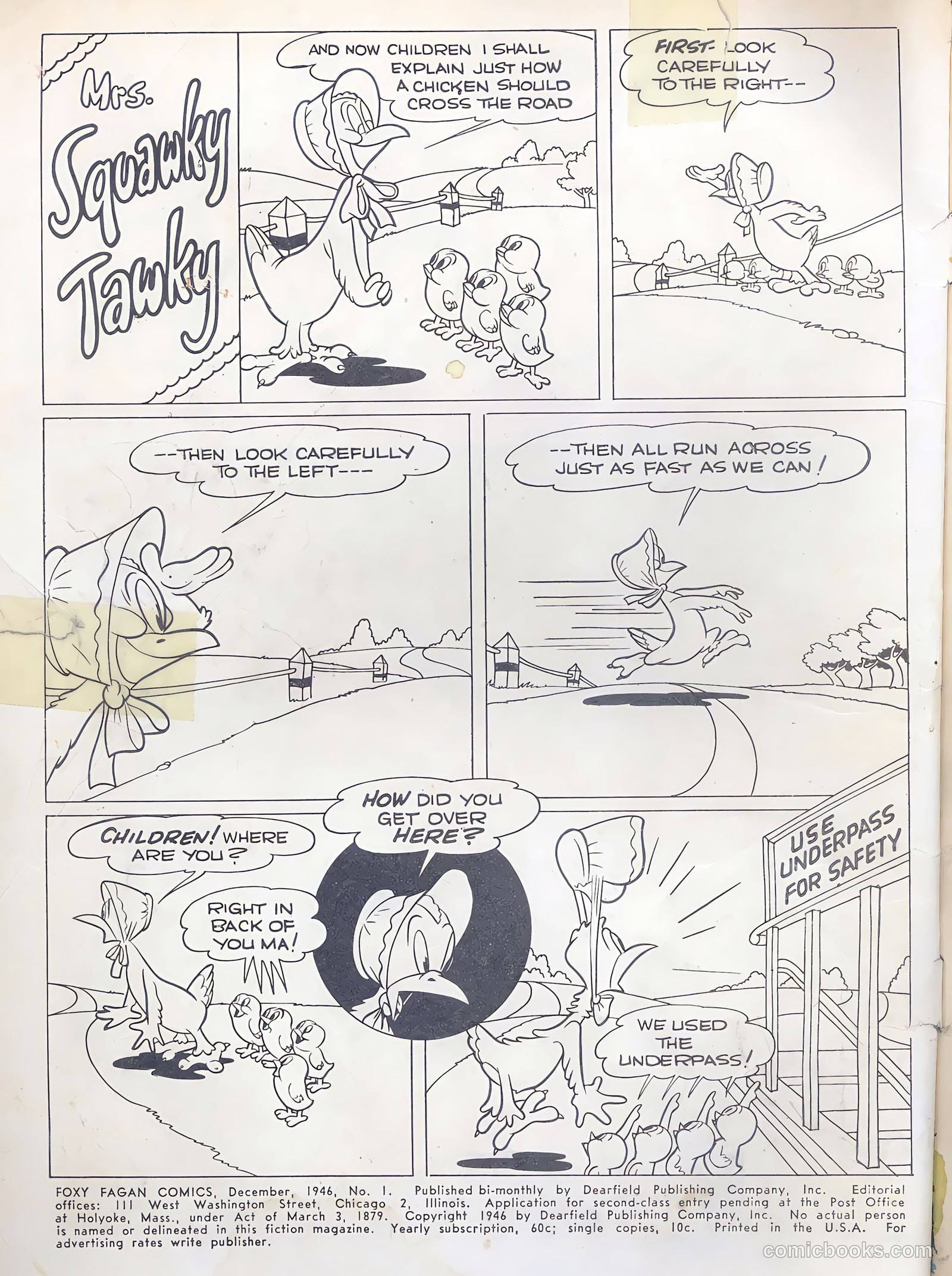 Foxy Fagan Comics #1 (1946) — page 2 of 29