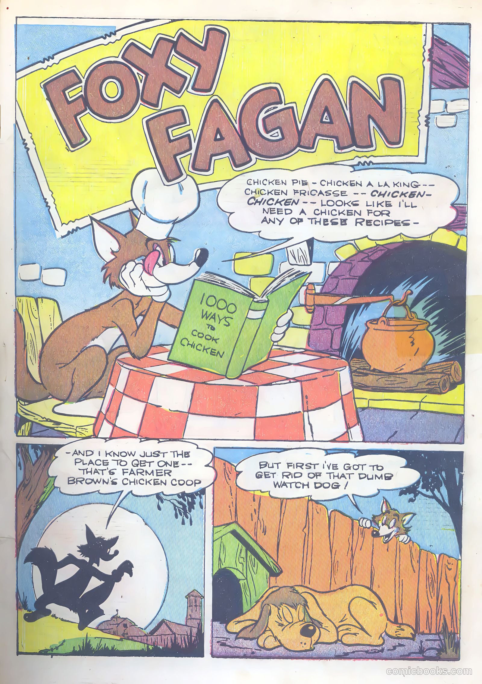 Foxy Fagan Comics #1 (1946) — page 3 of 29