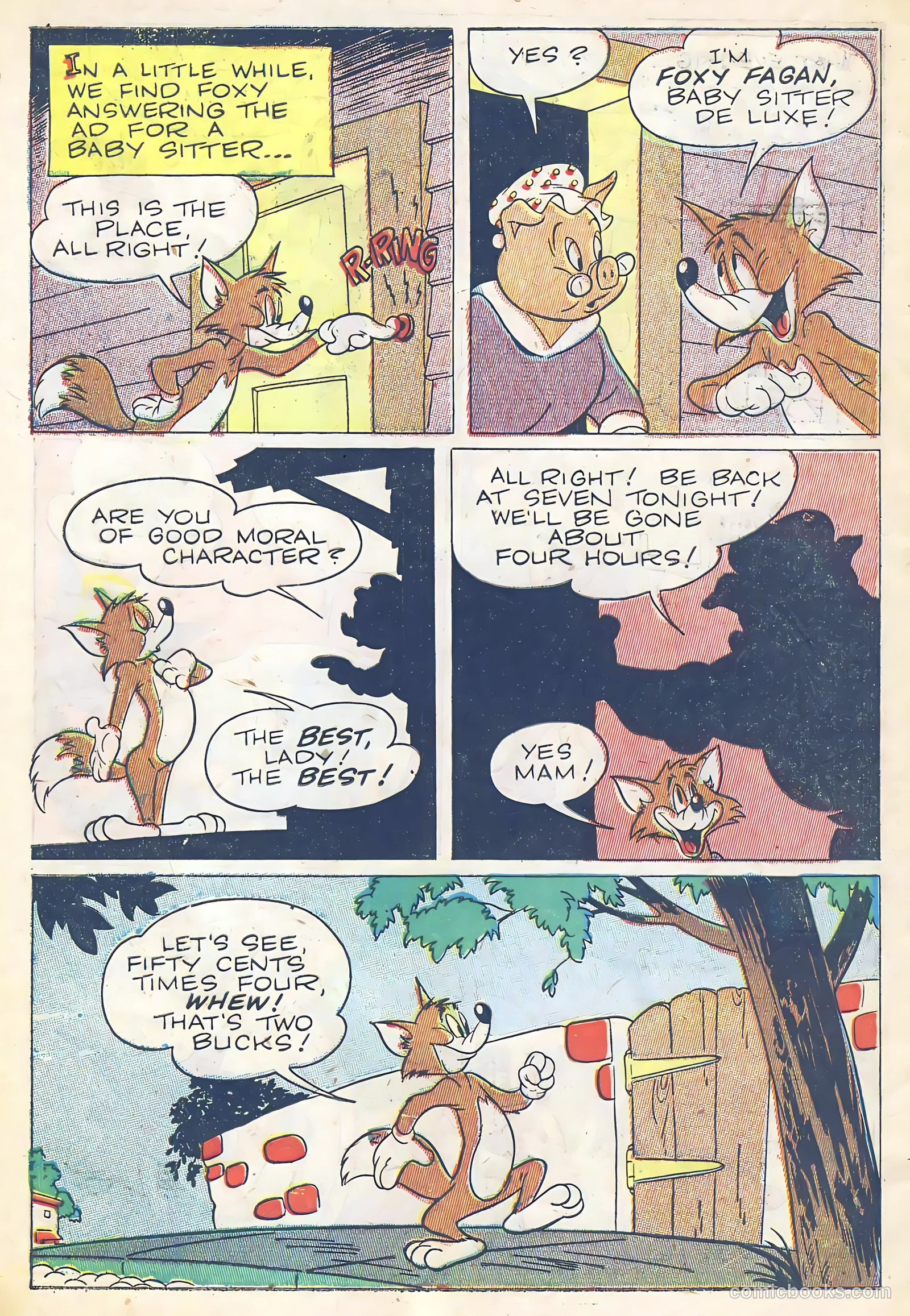 Foxy Fagan Comics #4 (1947) — page 6 of 52