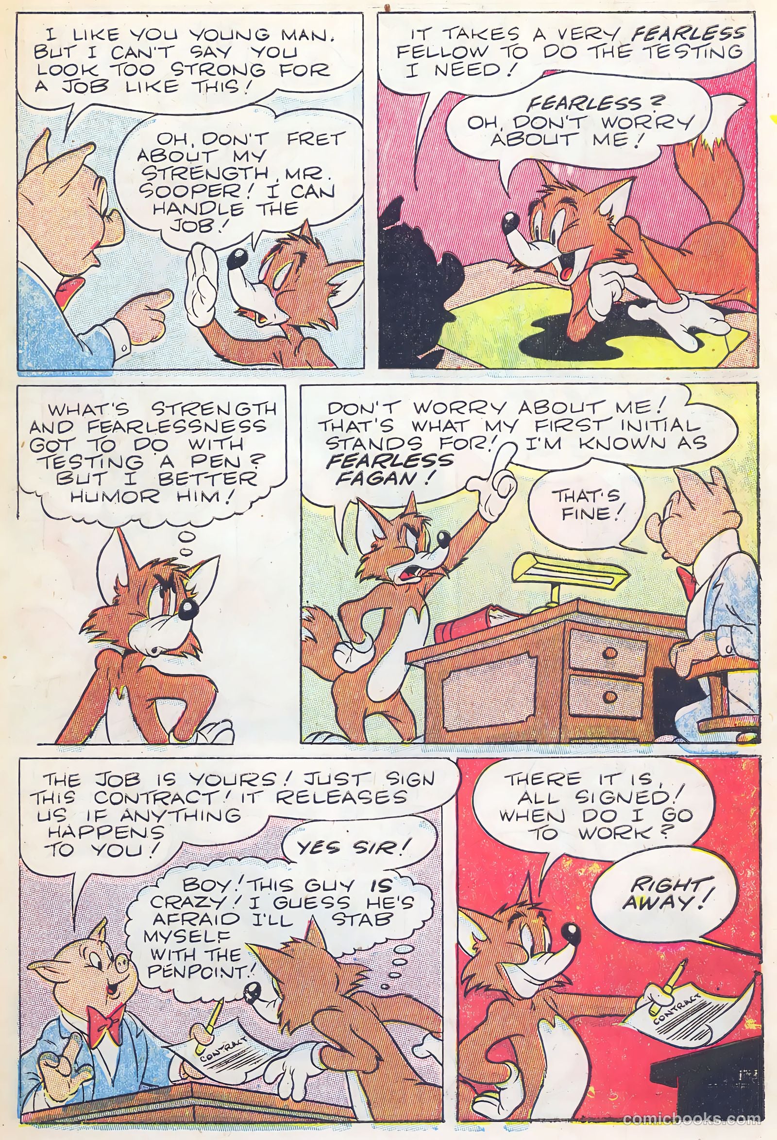 Foxy Fagan Comics #5 (1947) — page 8 of 47