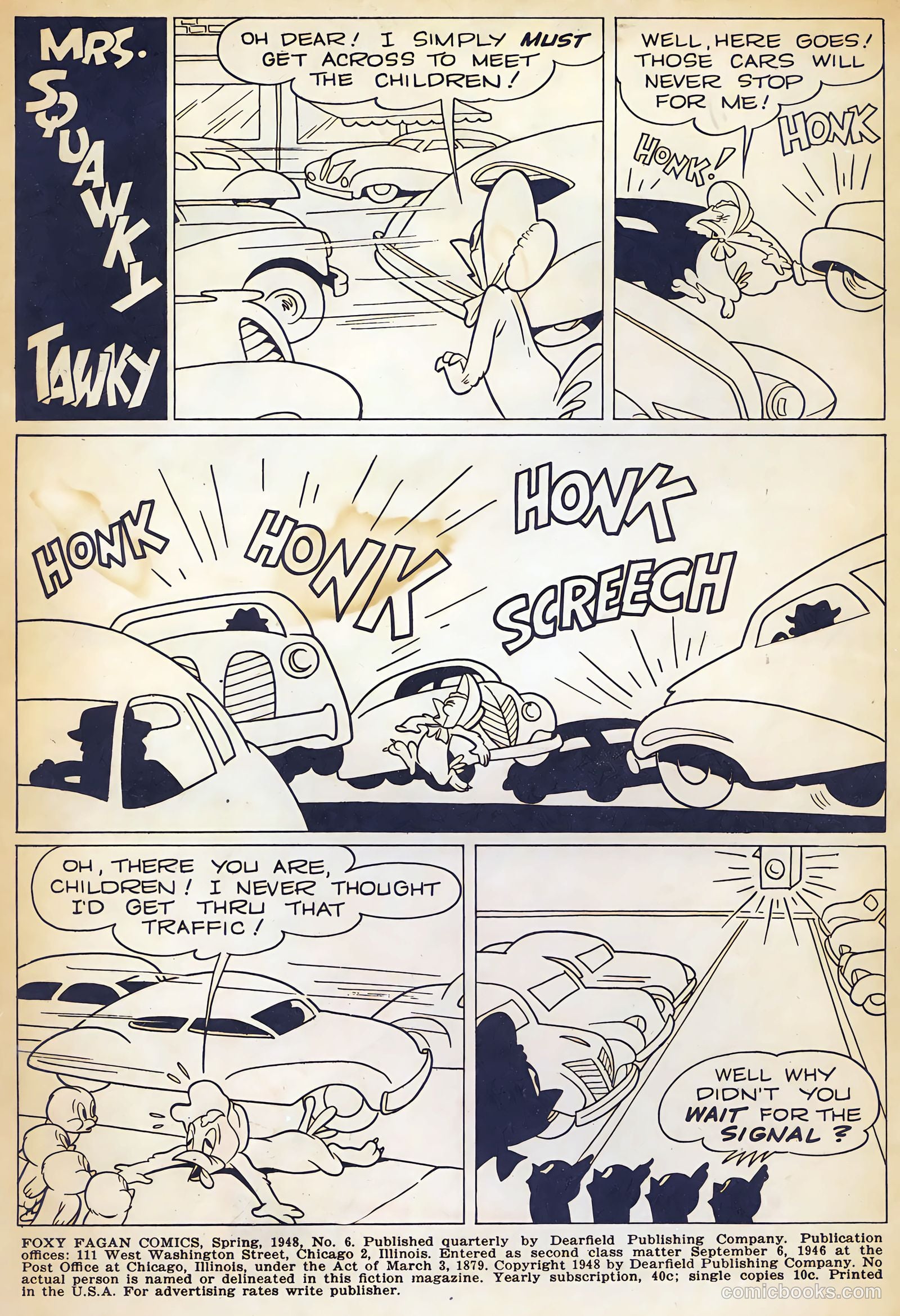 Foxy Fagan Comics #6 (1948) — page 2 of 33