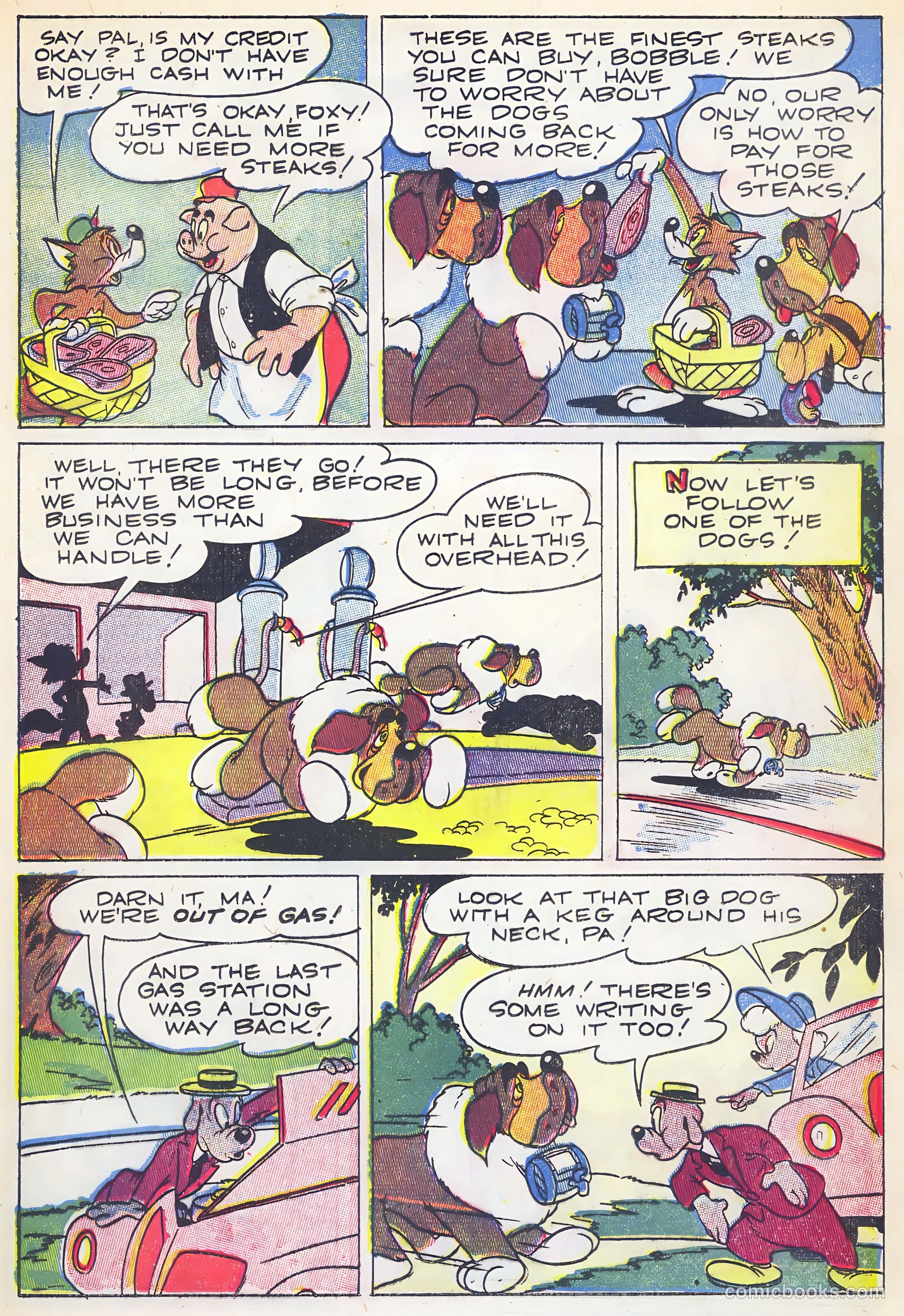 Foxy Fagan Comics #6 (1948) — page 8 of 33