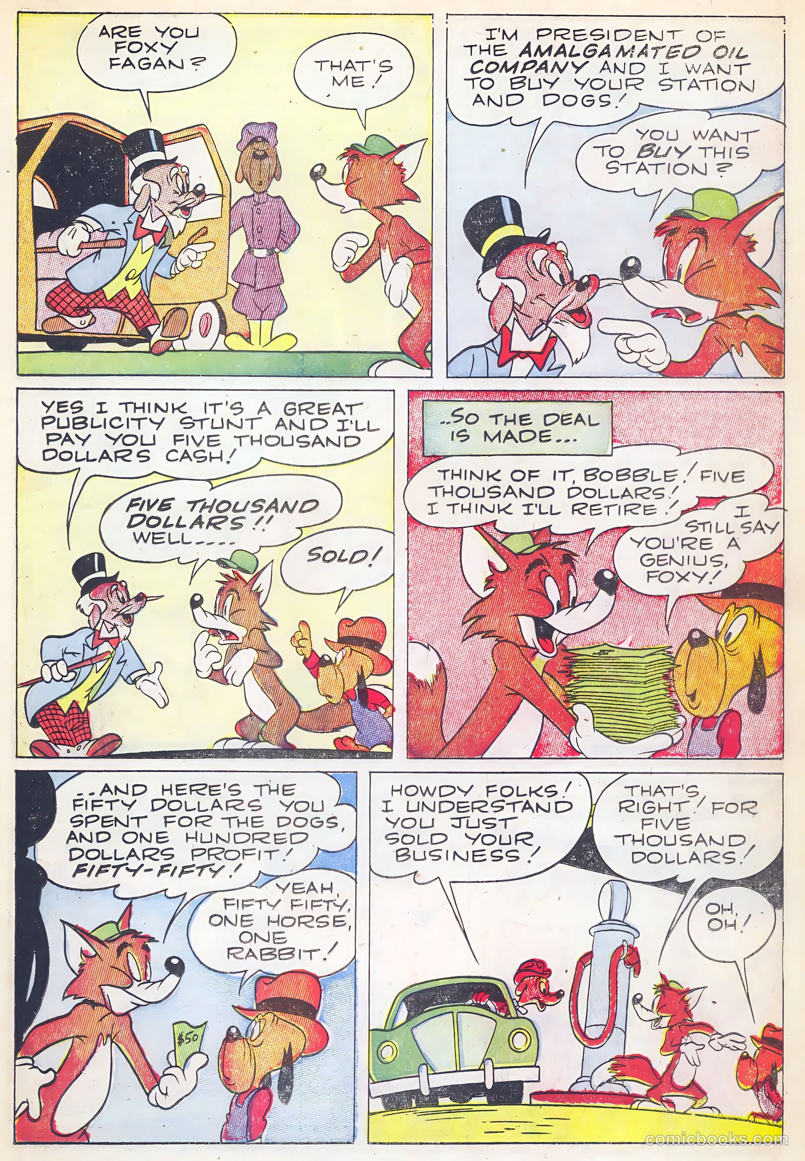 Foxy Fagan Comics #6 (1948) — page 14 of 33