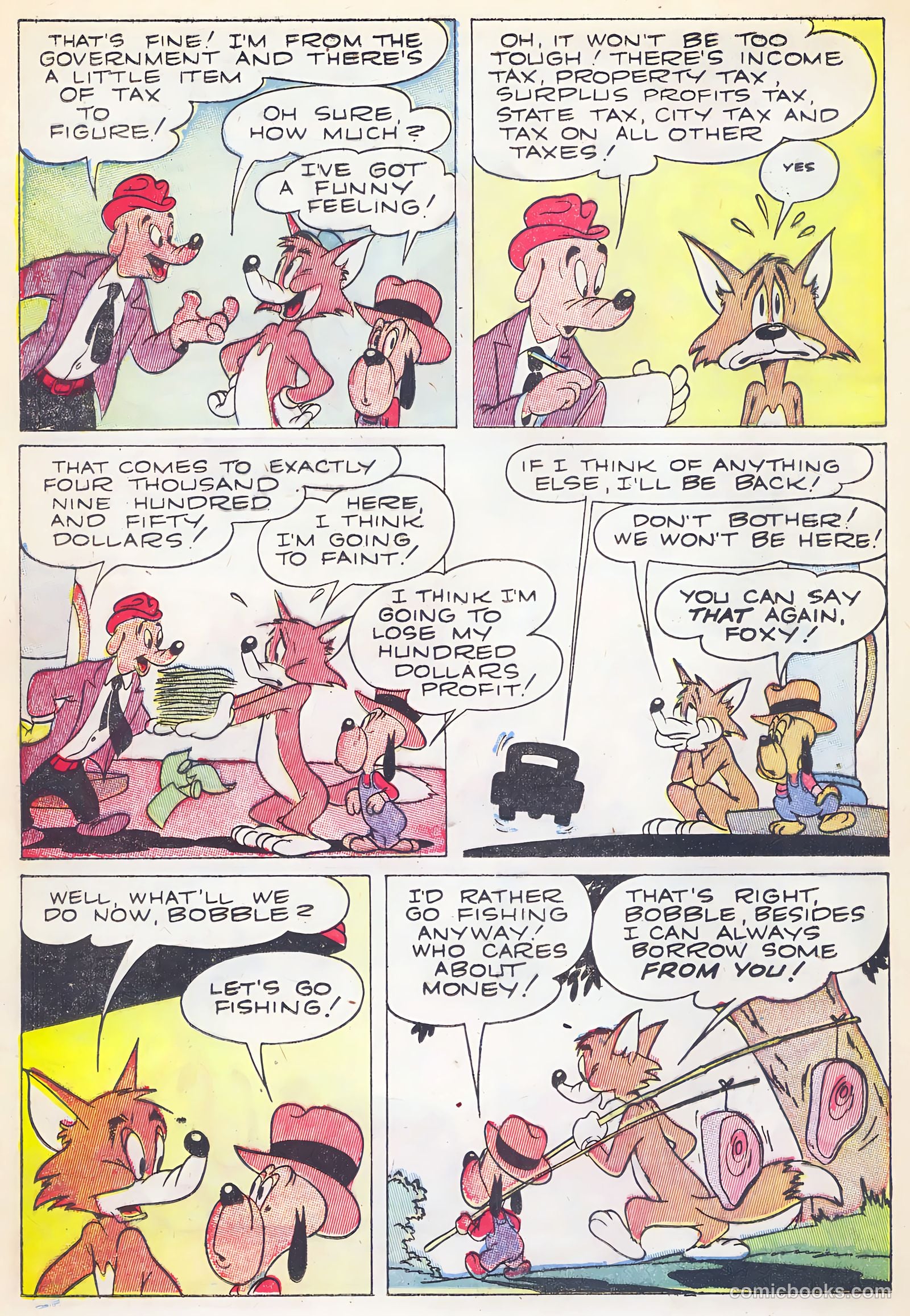 Foxy Fagan Comics #6 (1948) — page 15 of 33