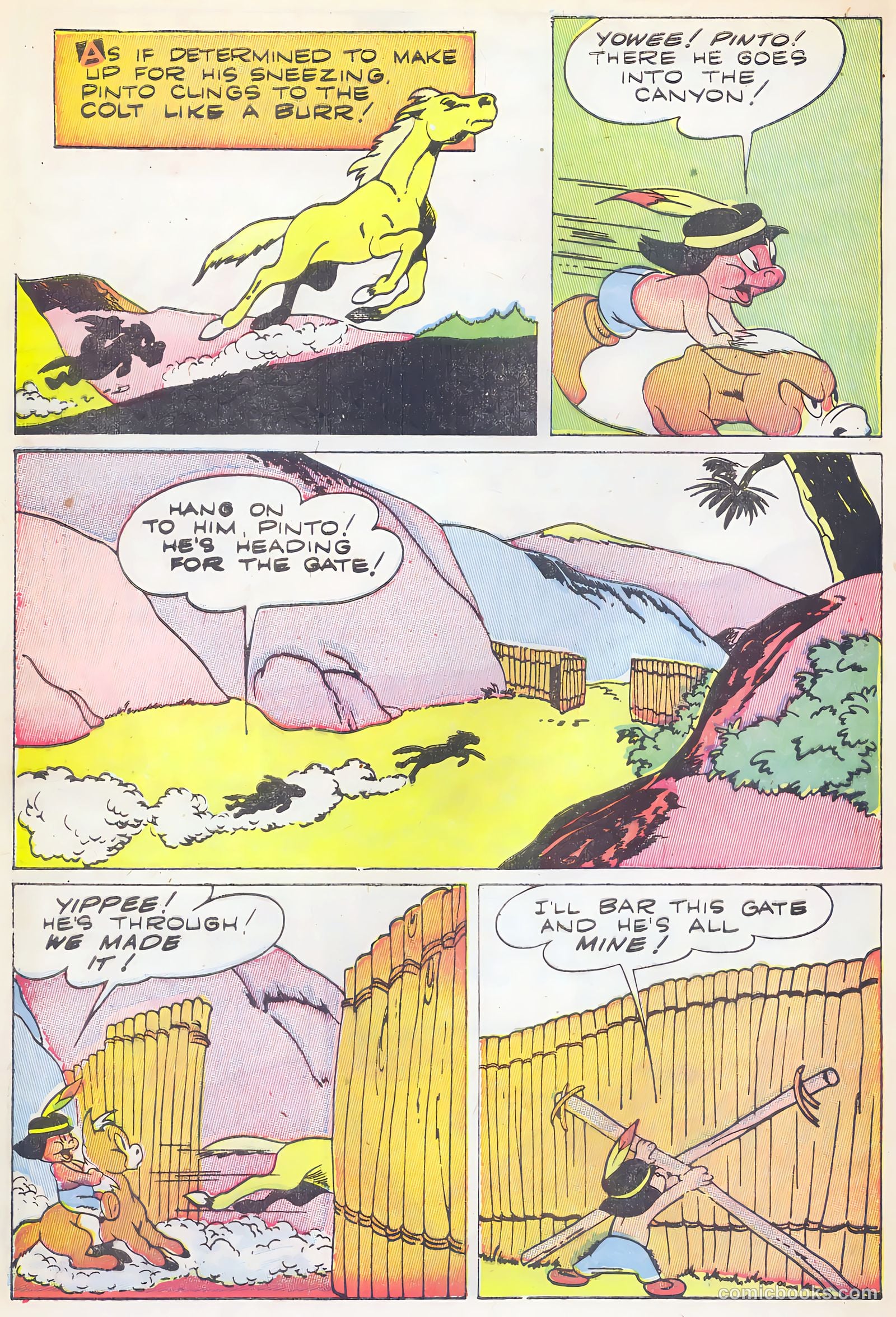 Foxy Fagan Comics #6 (1948) — page 23 of 33