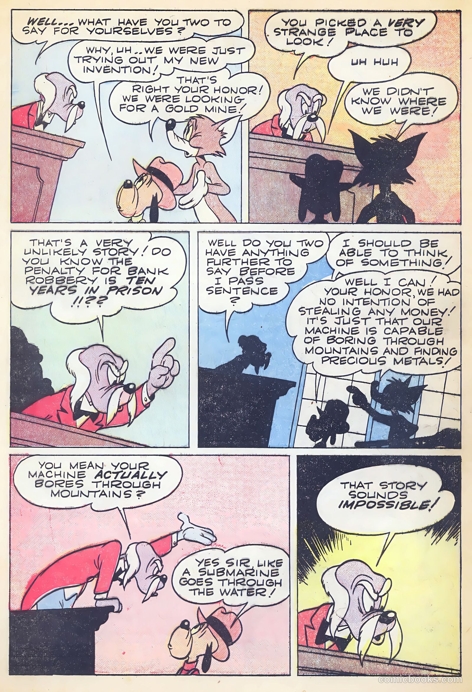 Foxy Fagan Comics #7 (1948) — page 12 of 31