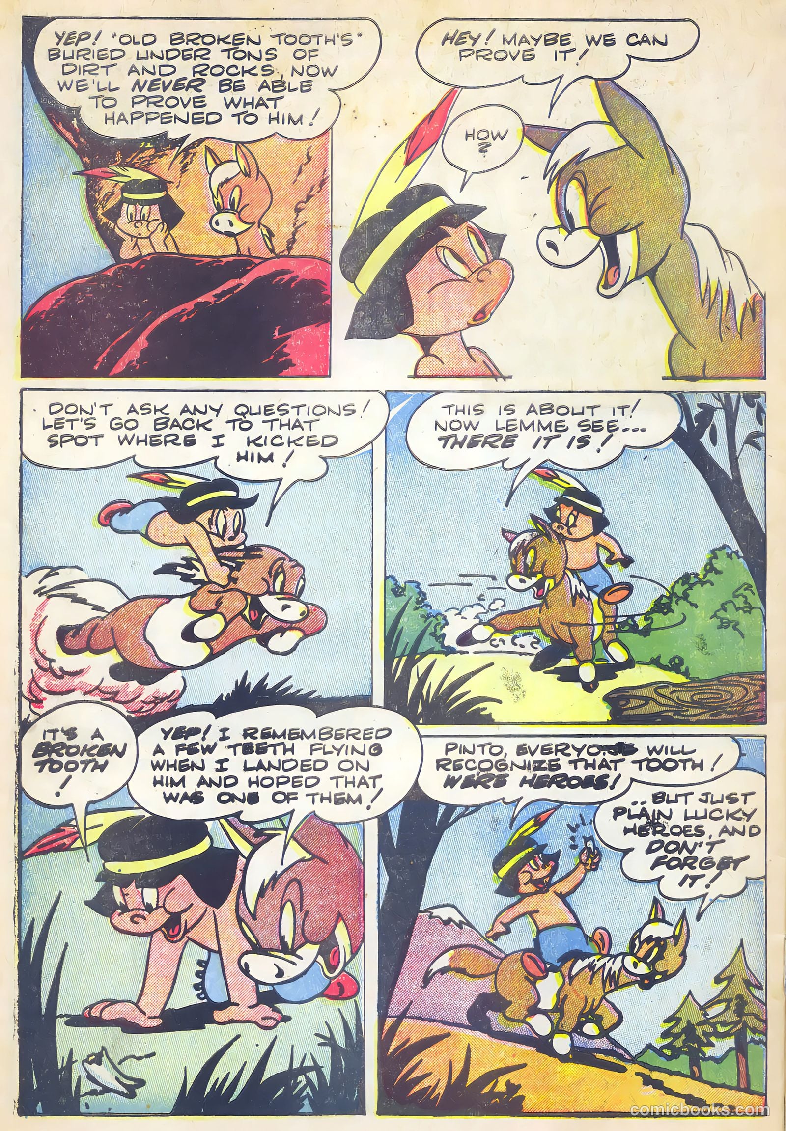 Foxy Fagan Comics #7 (1948) — page 31 of 31
