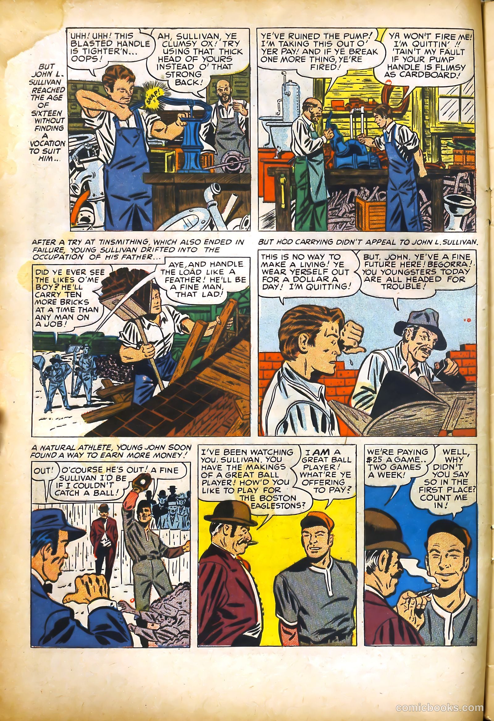 All-Time Sports Comics #4 (1949) — page 4 of 52