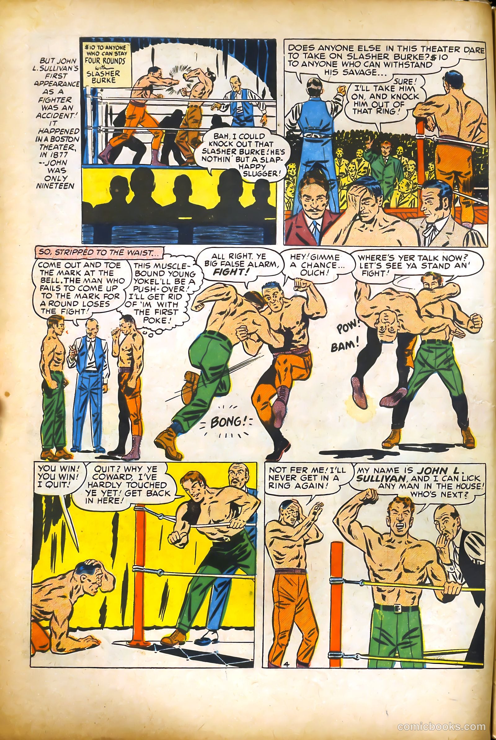 All-Time Sports Comics #4 (1949) — page 6 of 52