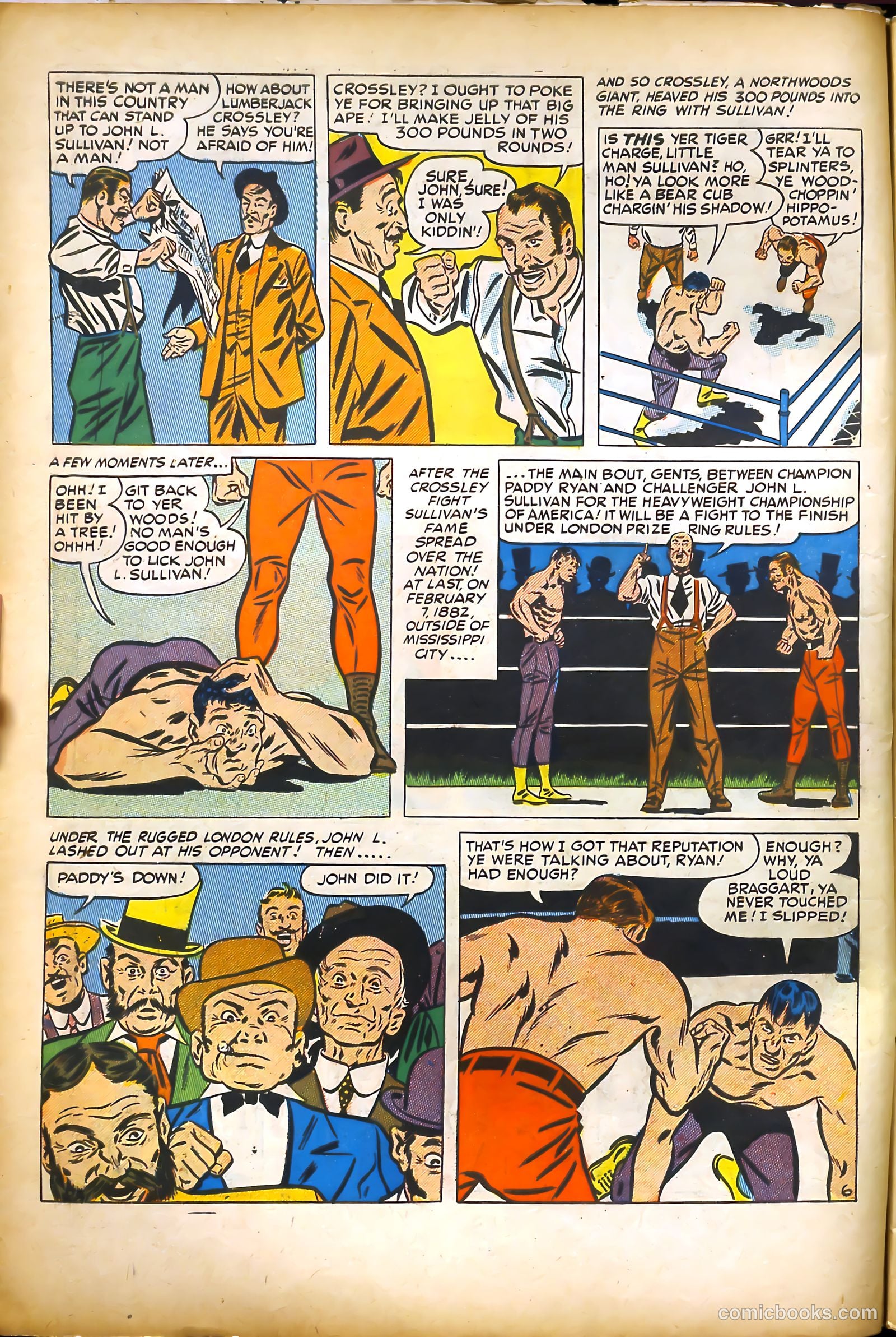 All-Time Sports Comics #4 (1949) — page 8 of 52