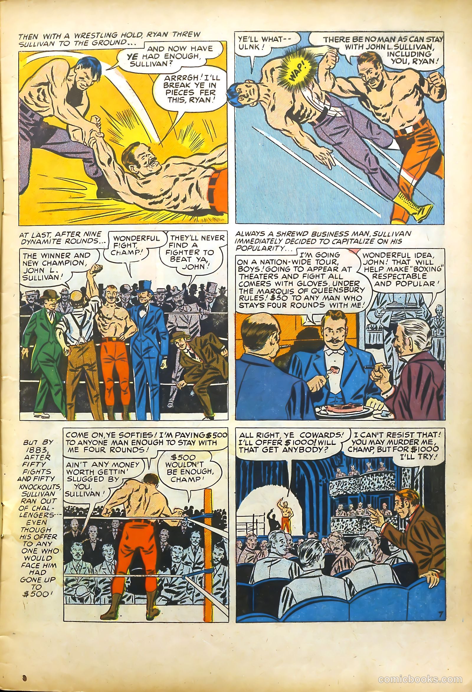 All-Time Sports Comics #4 (1949) — page 9 of 52