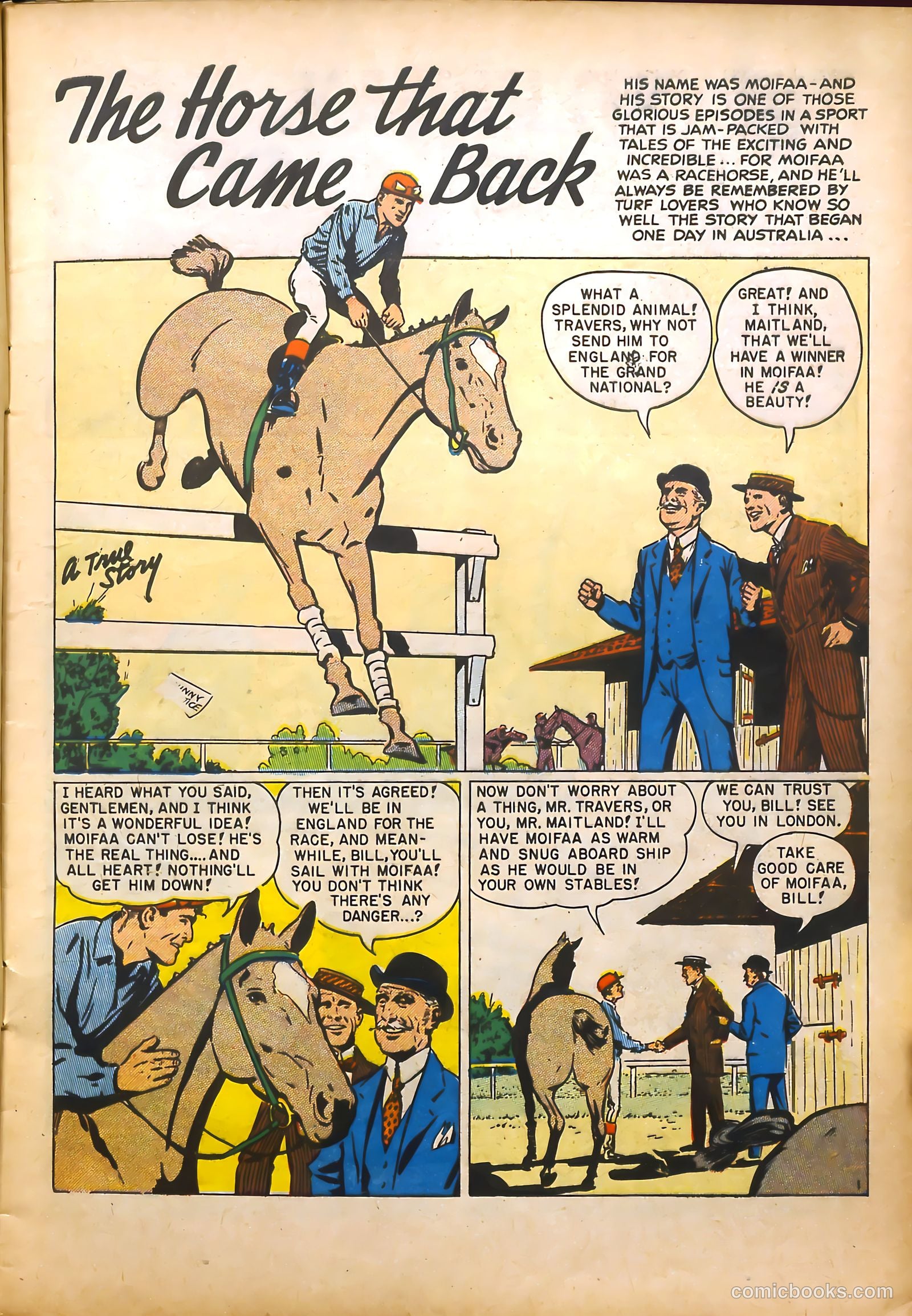 All-Time Sports Comics #4 (1949) — page 13 of 52