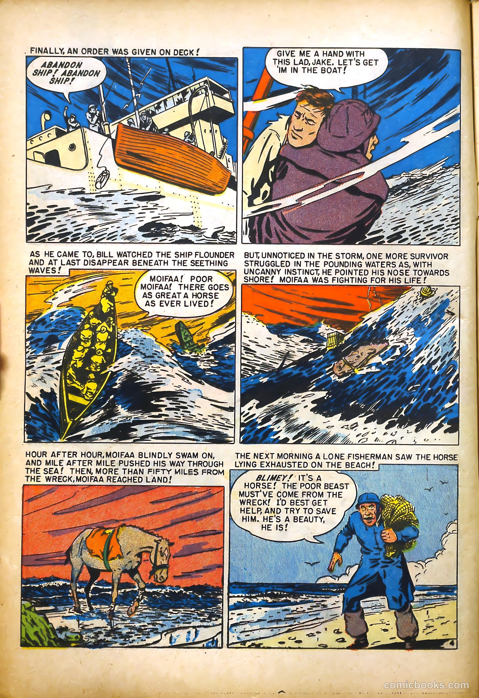 All-Time Sports Comics #4 (1949) — page 16 of 52