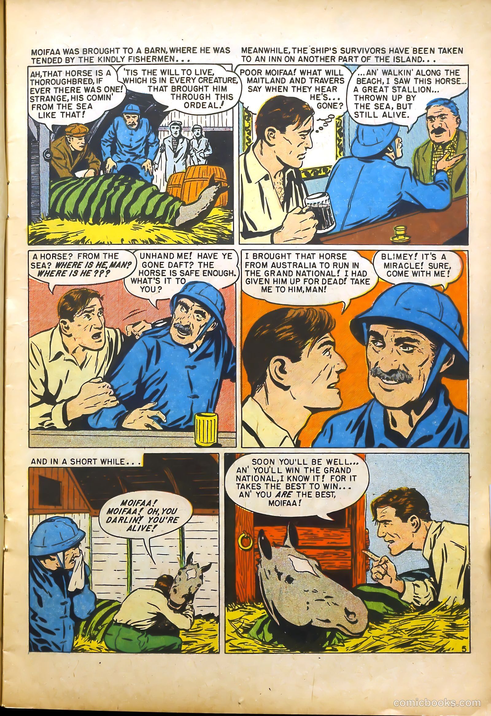 All-Time Sports Comics #4 (1949) — page 17 of 52