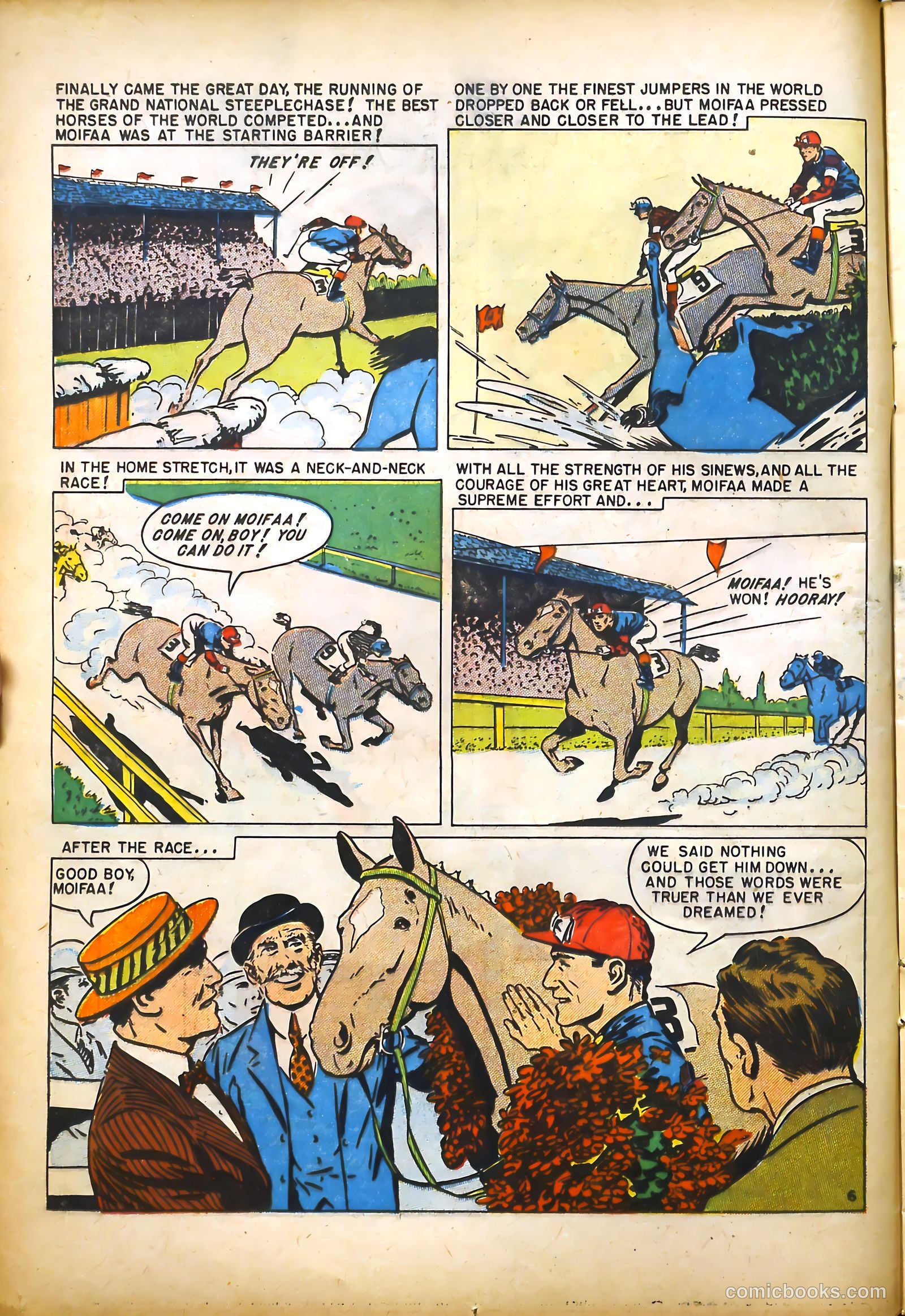 All-Time Sports Comics #4 (1949) — page 18 of 52