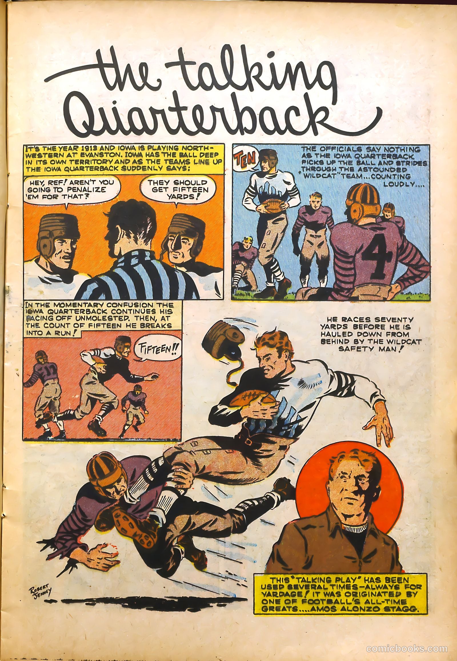 All-Time Sports Comics #4 (1949) — page 19 of 52
